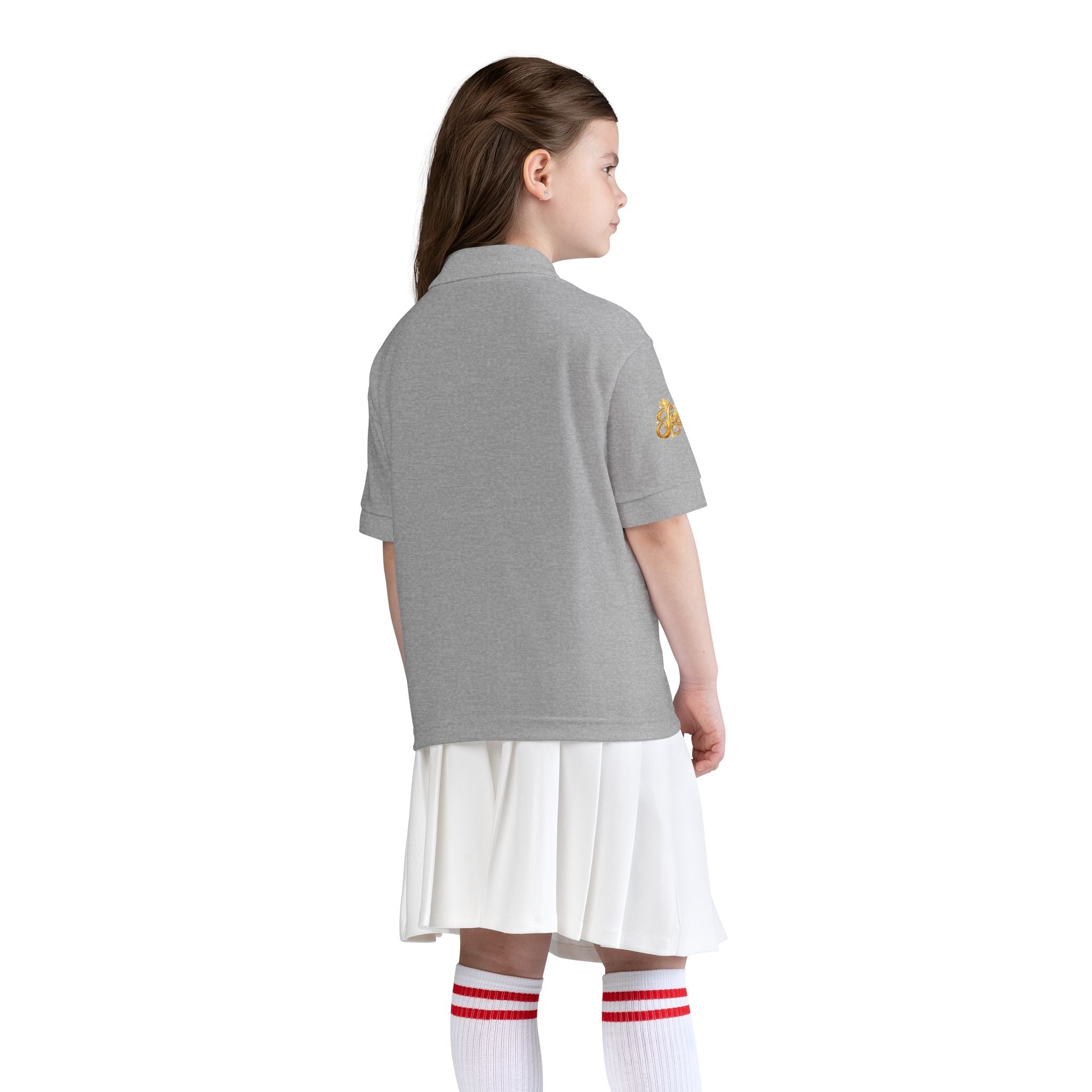 Kids Jesus Gold Nugget Polo – Youth Christian Faith Shirt | Church & Dress Casual Polo