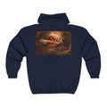 Hold My Hand and Together – Inspirational Prayer Hands Zip Hoodie | Faith Inspired Christian Hoodie