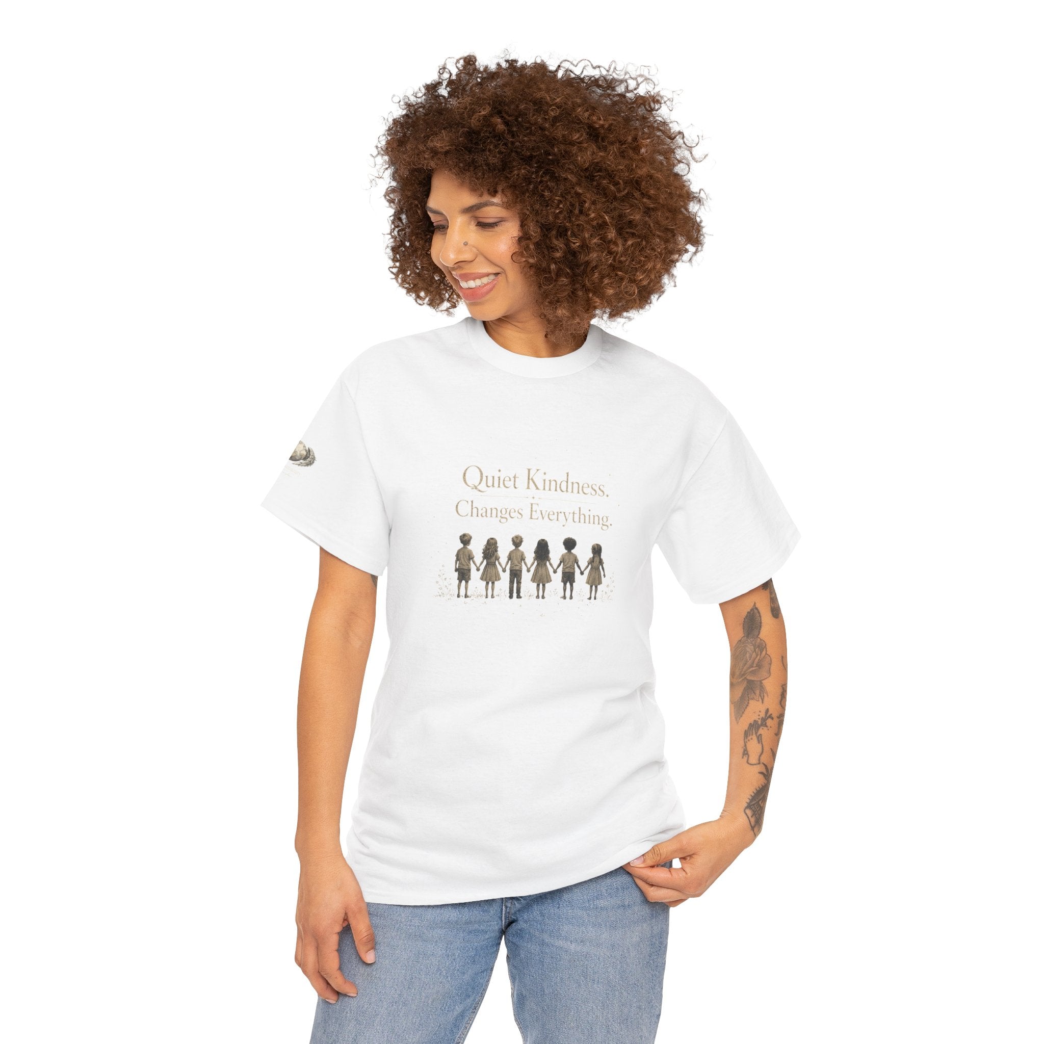 Kindness Graphic Tee – “Quiet Kindness Changes Everything” Inspirational T-Shirt