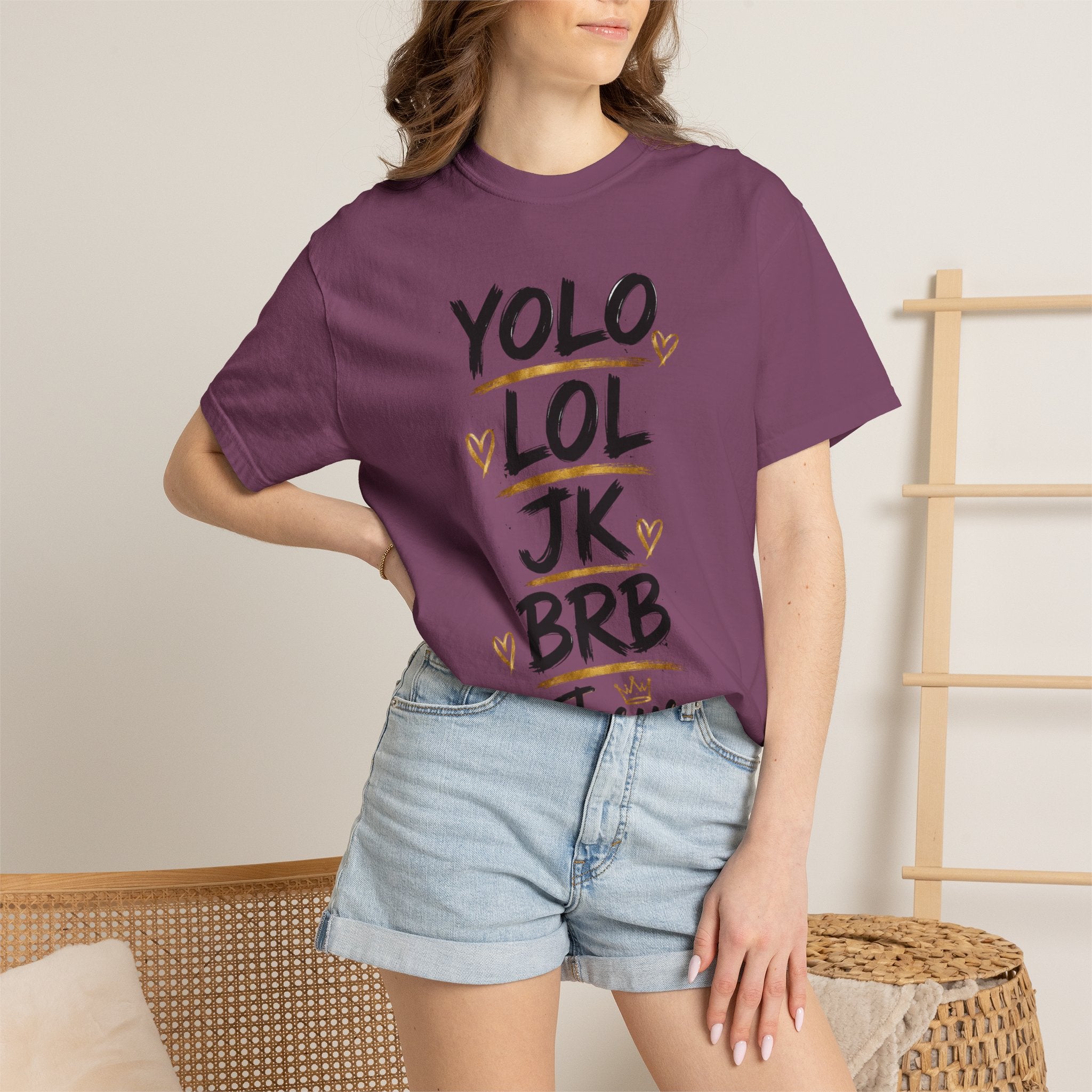 YOLO LOL JK BRB ~Jesus T-Shirt | Comfort Colors® Christian Graphic Tee