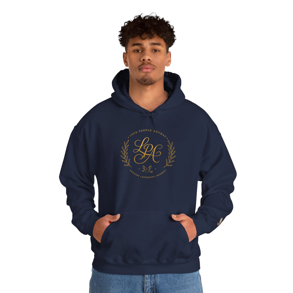 Love People Anyway Hoodie | Inspirational Christian Hooded Sweatshirt | Faith Freedom Creations