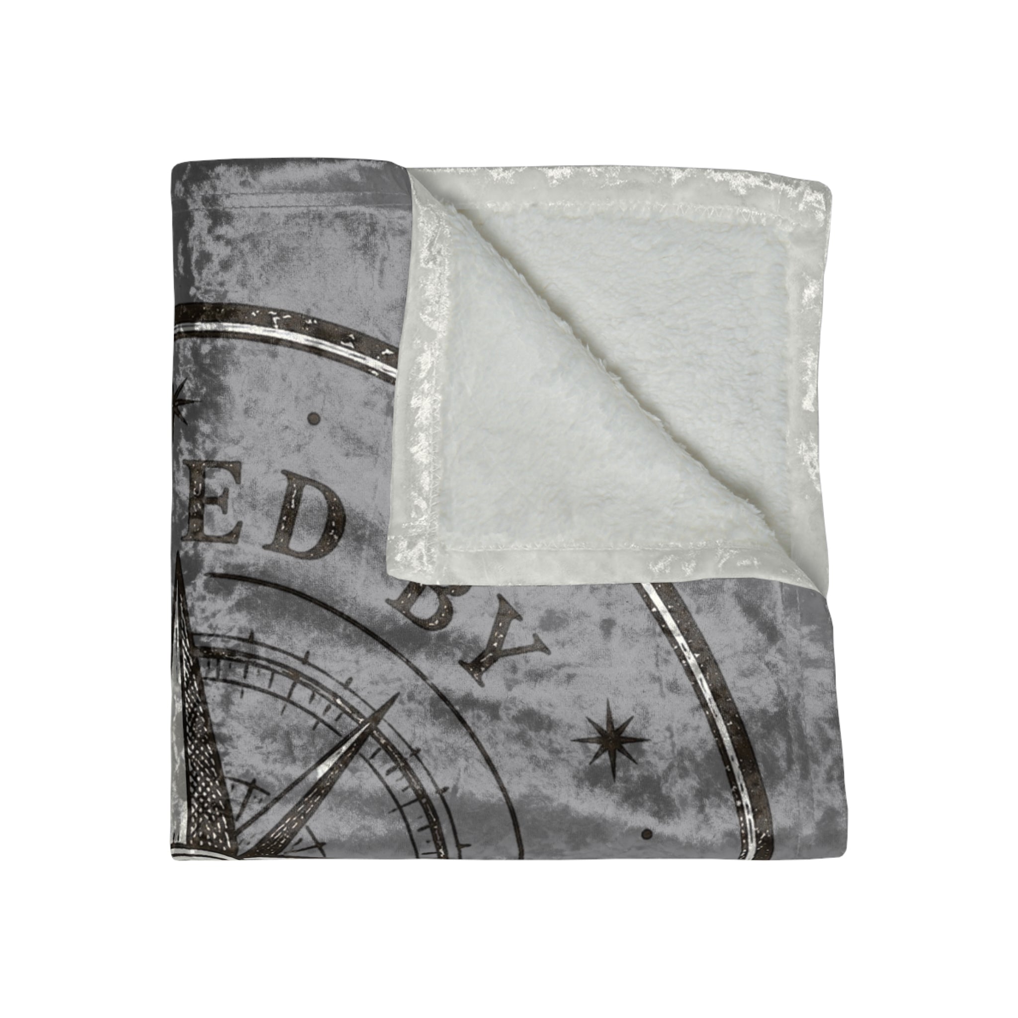 Guided by Faith Crushed Velvet Blanket — Plush Christian Throw