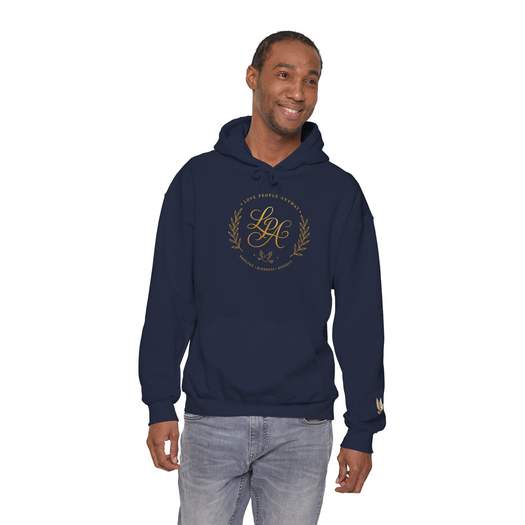 Love People Anyway Hoodie | Inspirational Christian Hooded Sweatshirt | Faith Freedom Creations