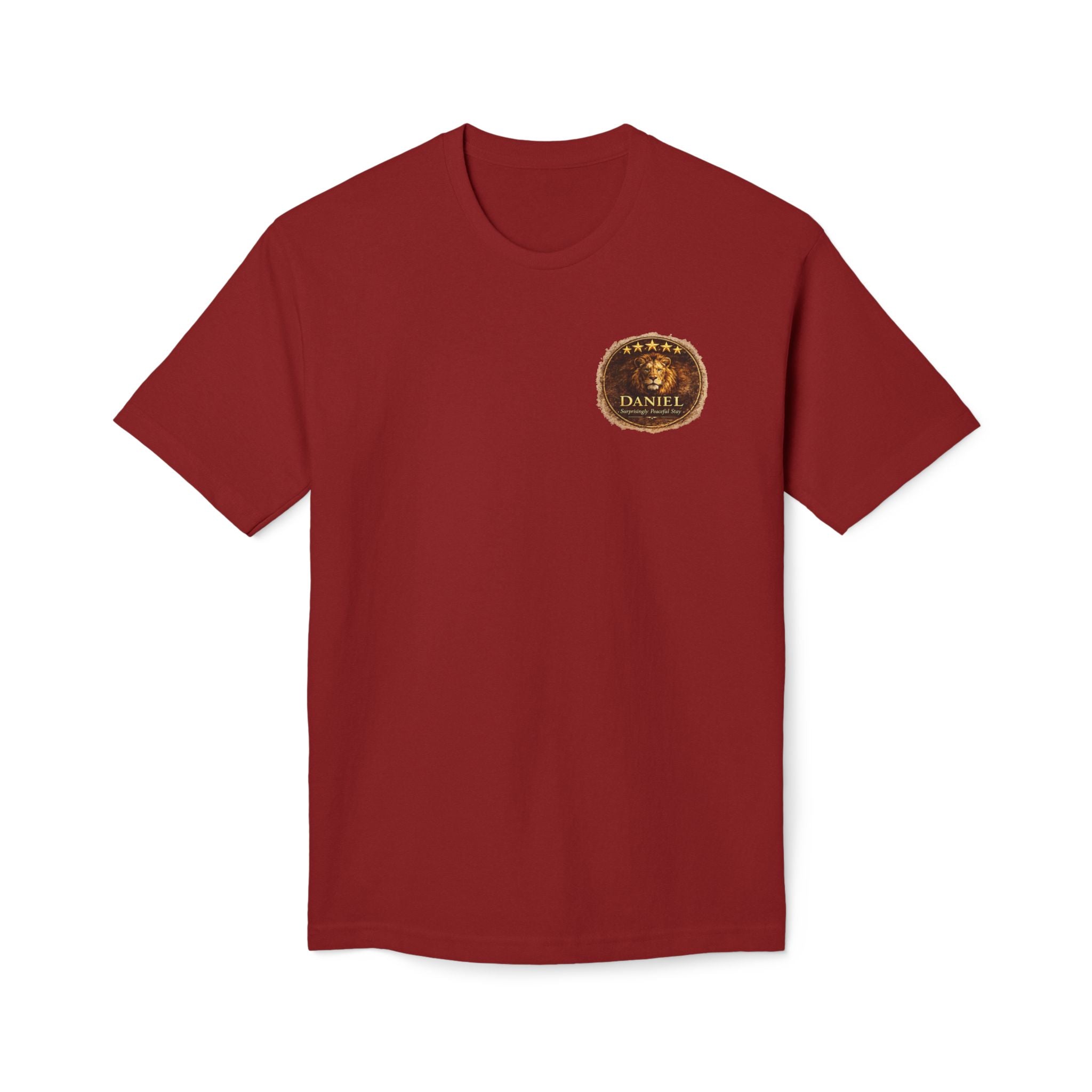 Daniel's Lion Den Stay T-Shirt | Five-Star Faith Series Christian Shirt | Faith Freedom Creations