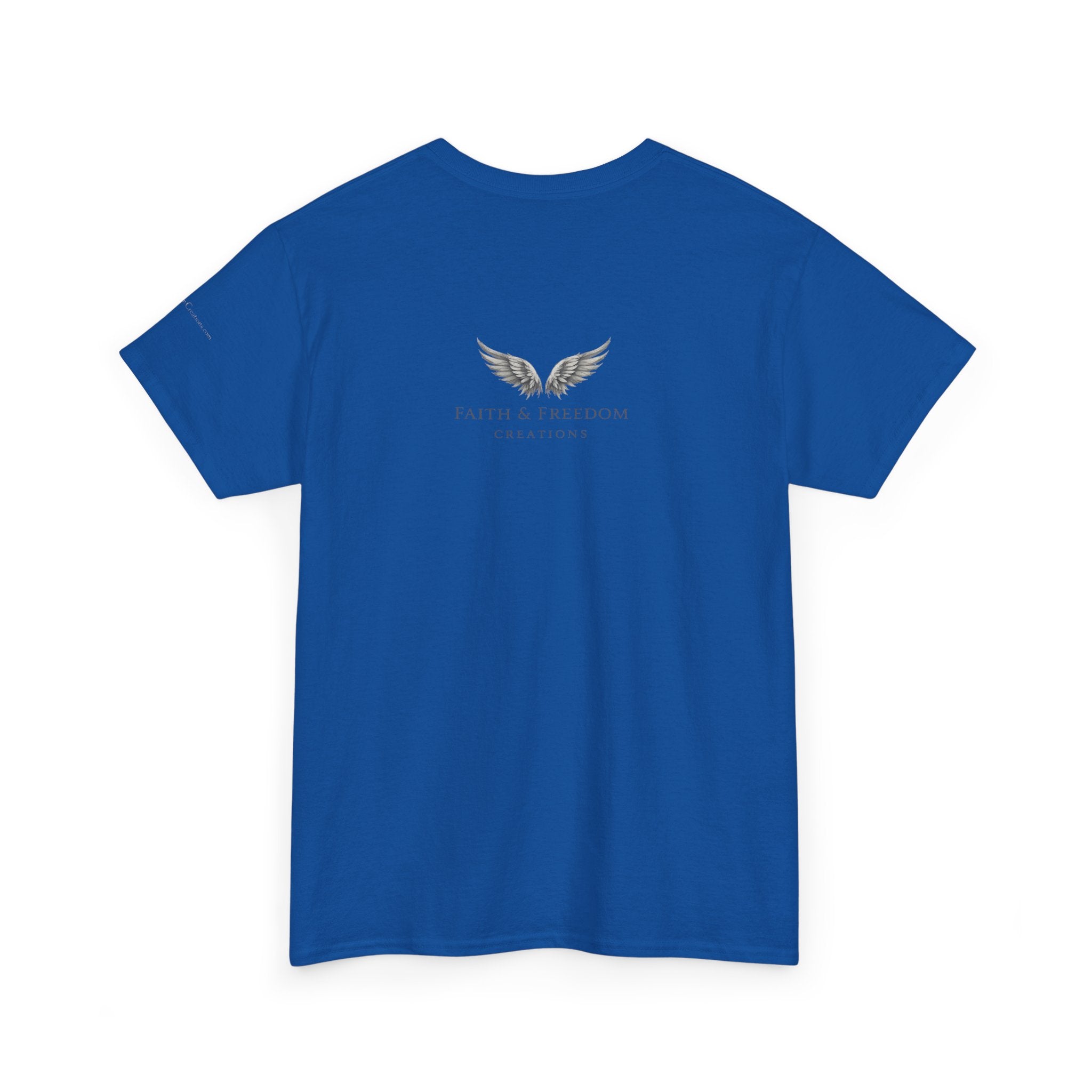 Wing Emblem T‑Shirt — Faith & Freedom Chest Logo