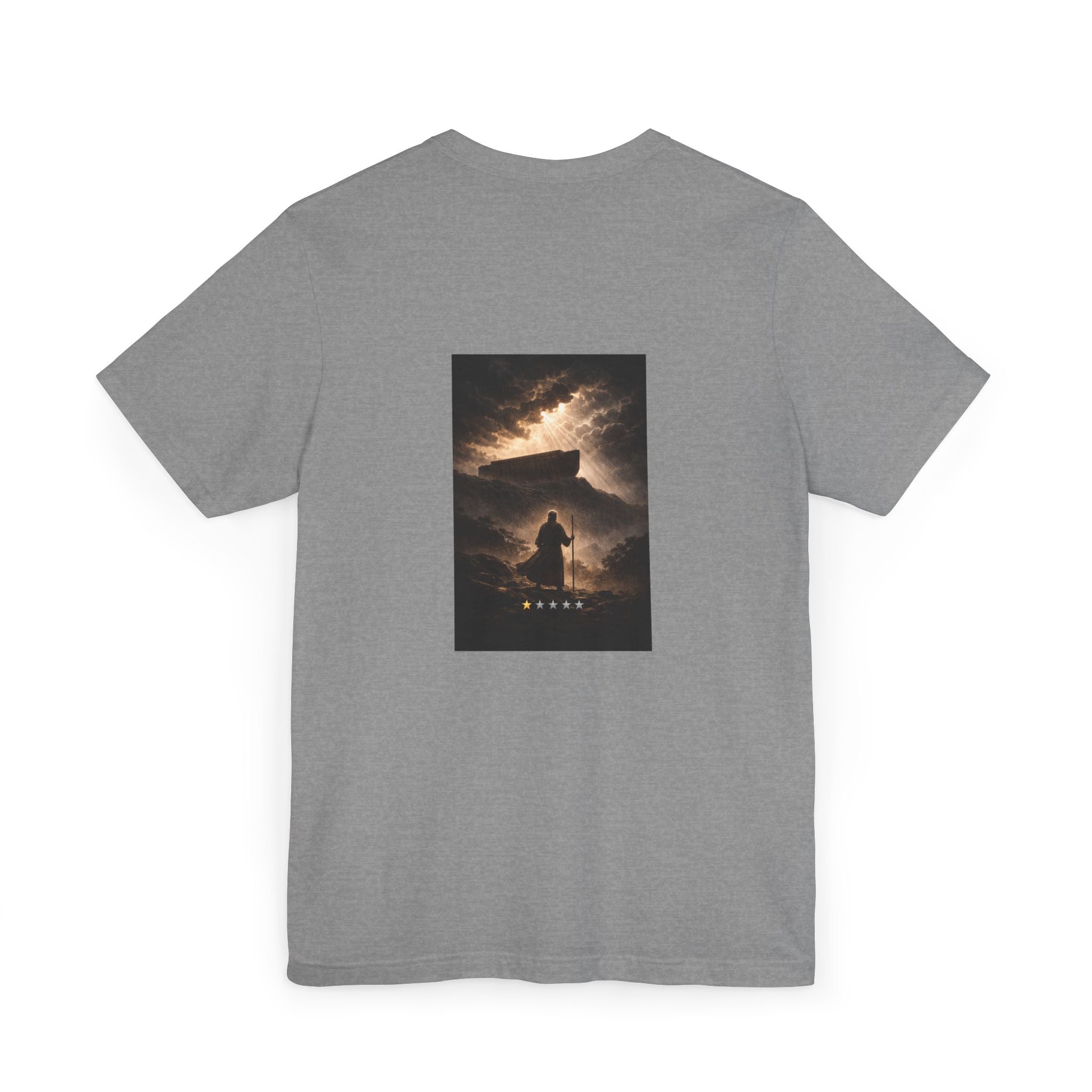 Noah Tested Crew Neck T-Shirt – Vintage Christian Faith Graphic Tee | Bible Hero Apparel