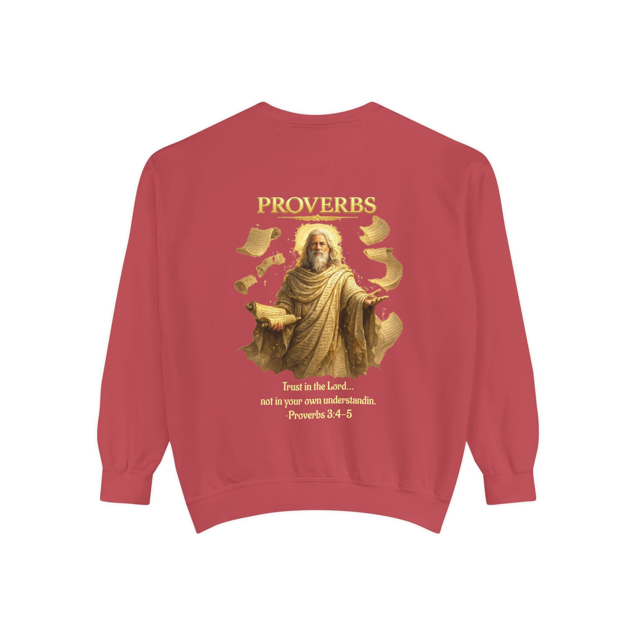 Proverbs Scripture Sweatshirt | Biblical Quote Christian Pullover | Inspirational Faith Crewneck
