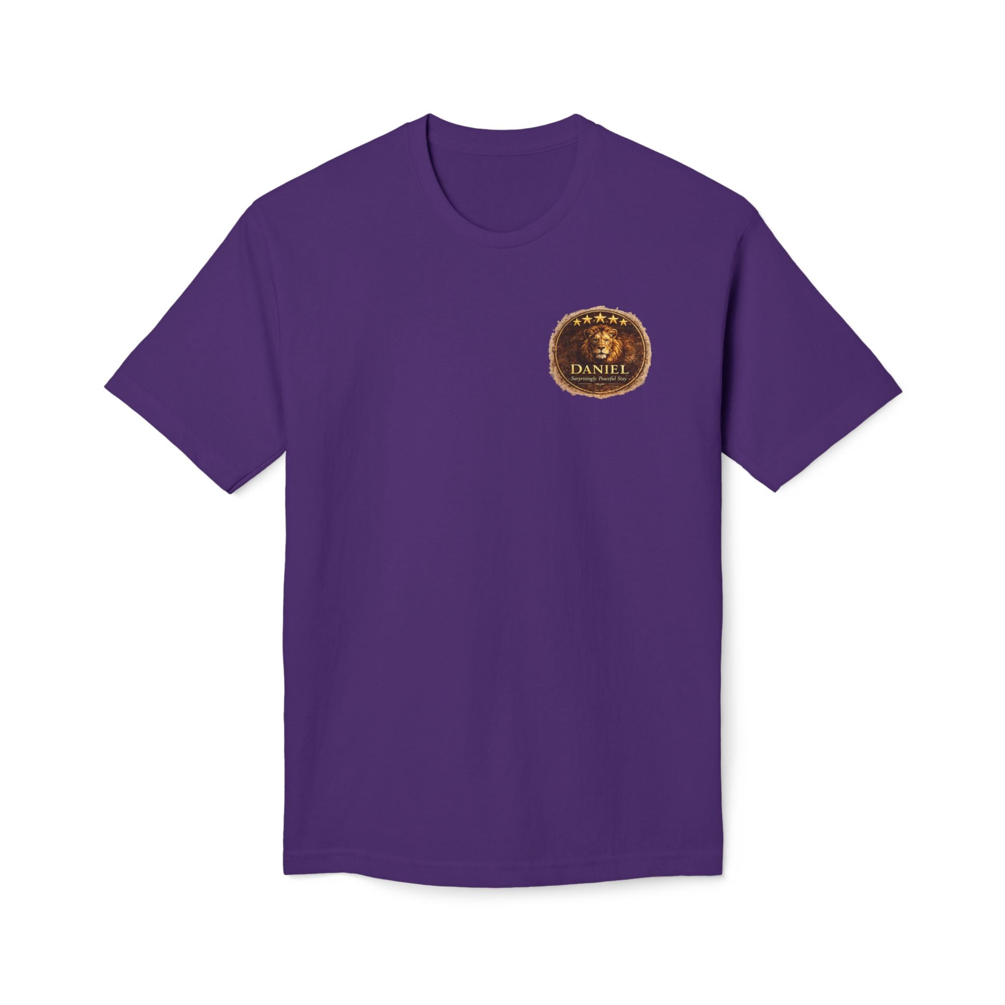 Daniel's Lion Den Stay T-Shirt | Five-Star Faith Series Christian Shirt | Faith Freedom Creations