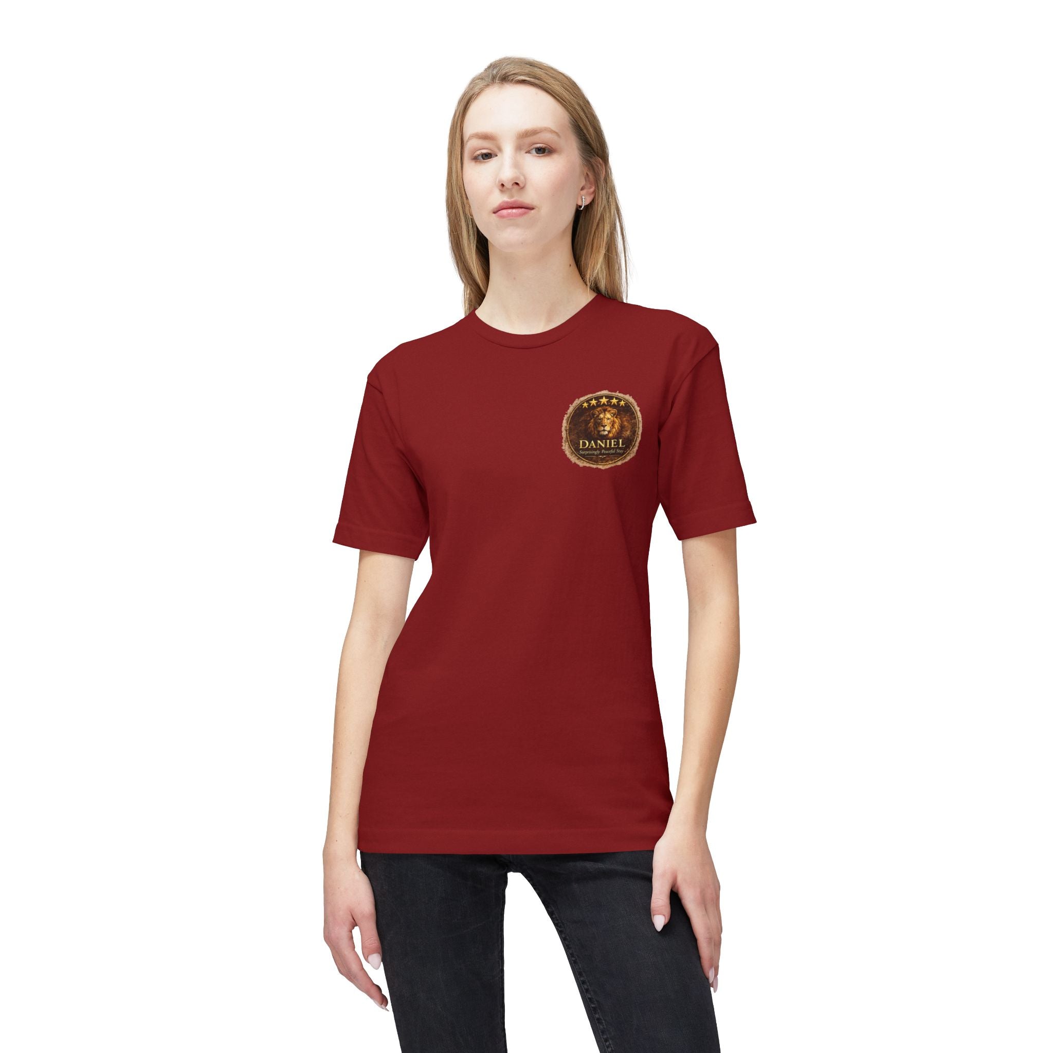 Daniel Review "Stay" Christian T-Shirt — Faith-Based Lion Design