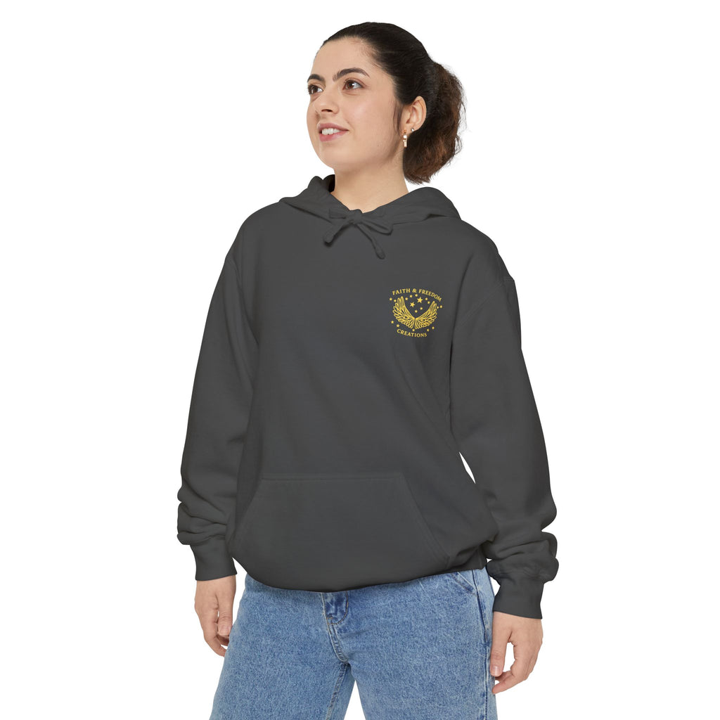 Manna Catering Co. – Hoodie | “Manna Review” Vintage Graphic – Five-Star Faith Series