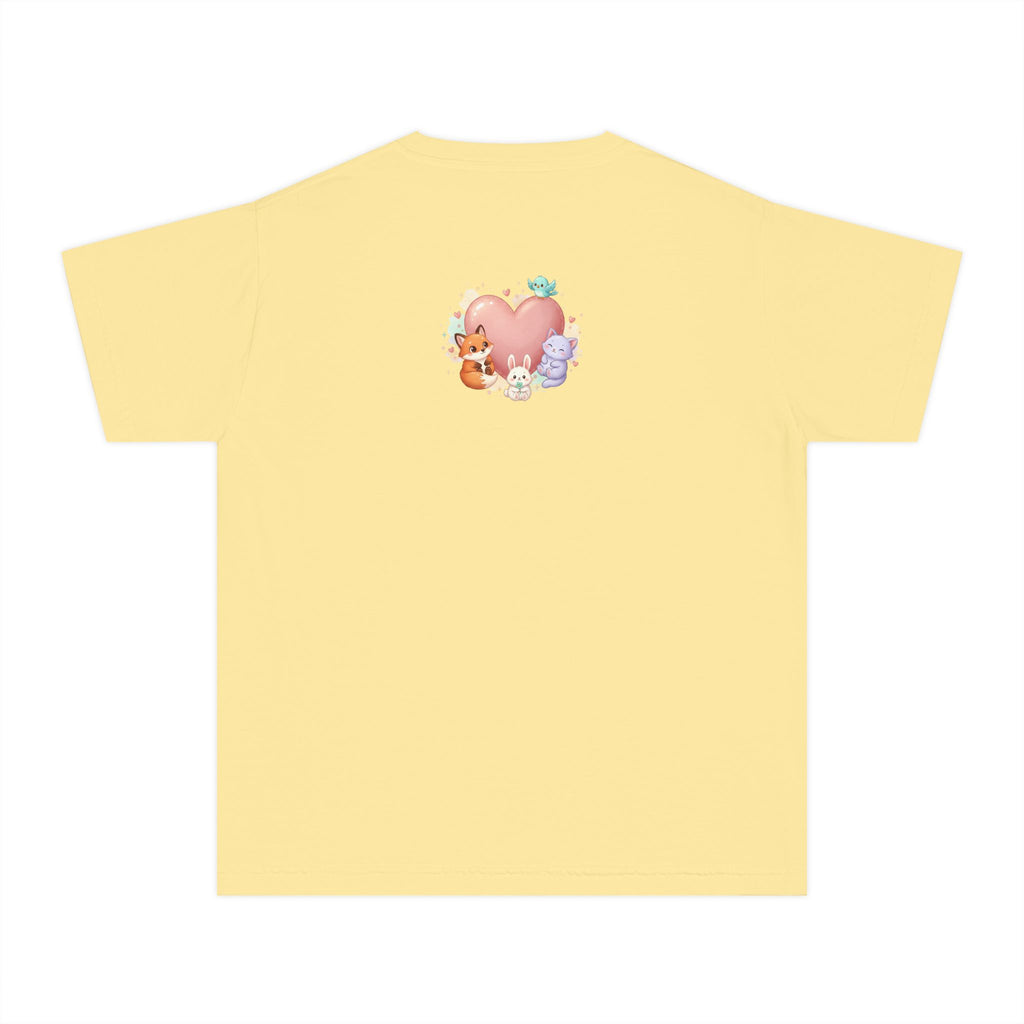 Youth Kindness Changes Everything Tee | Cute Elephant Kids Shirt | Inspirational Children’s Graphic T-Shirt