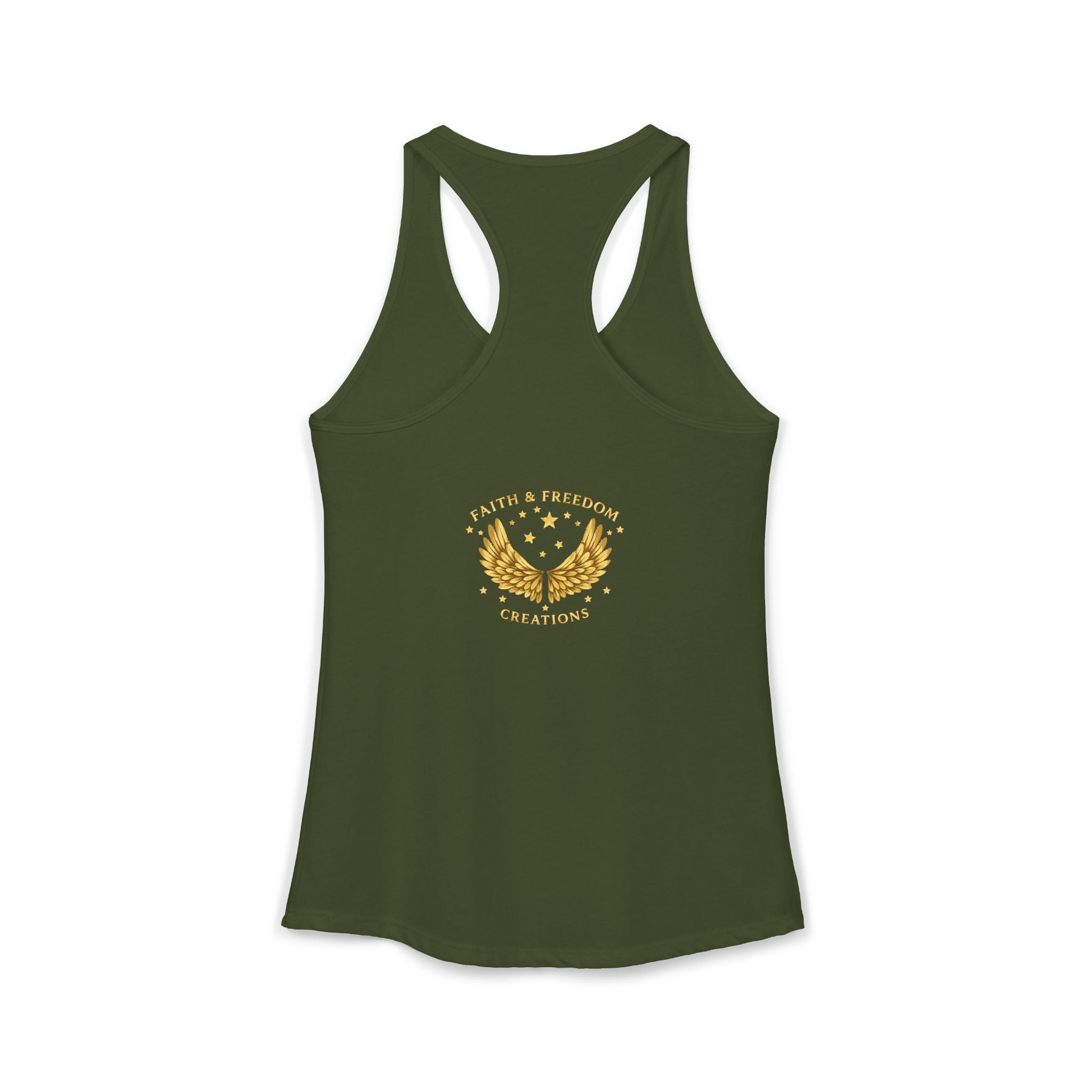Cherish Loyalty – Women’s Racerback Tank | Inspirational Faith Graphic