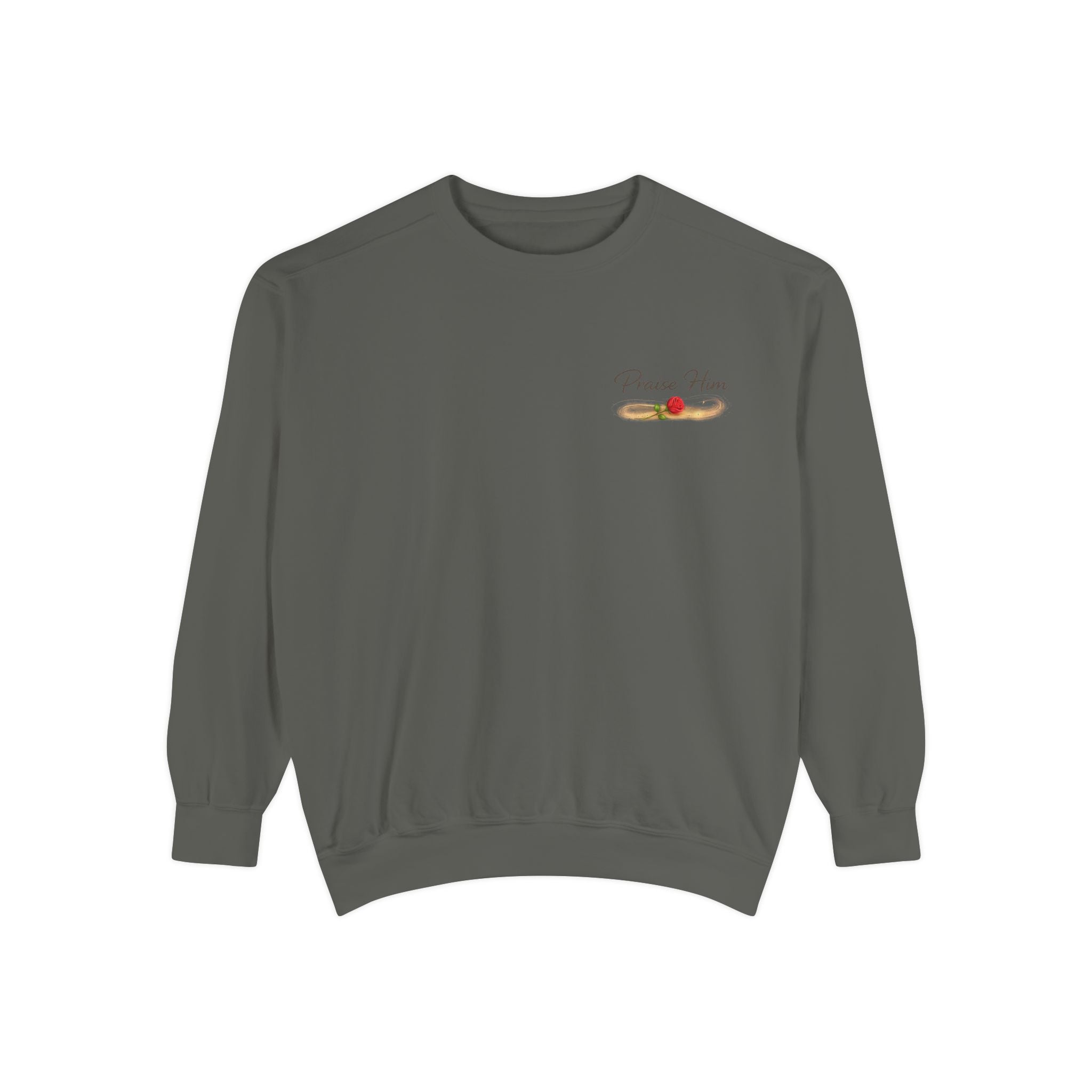 Psalm 34:1 Crewneck Sweatshirt | Inspirational Christian Graphic Sweatshirt | Faith Apparel