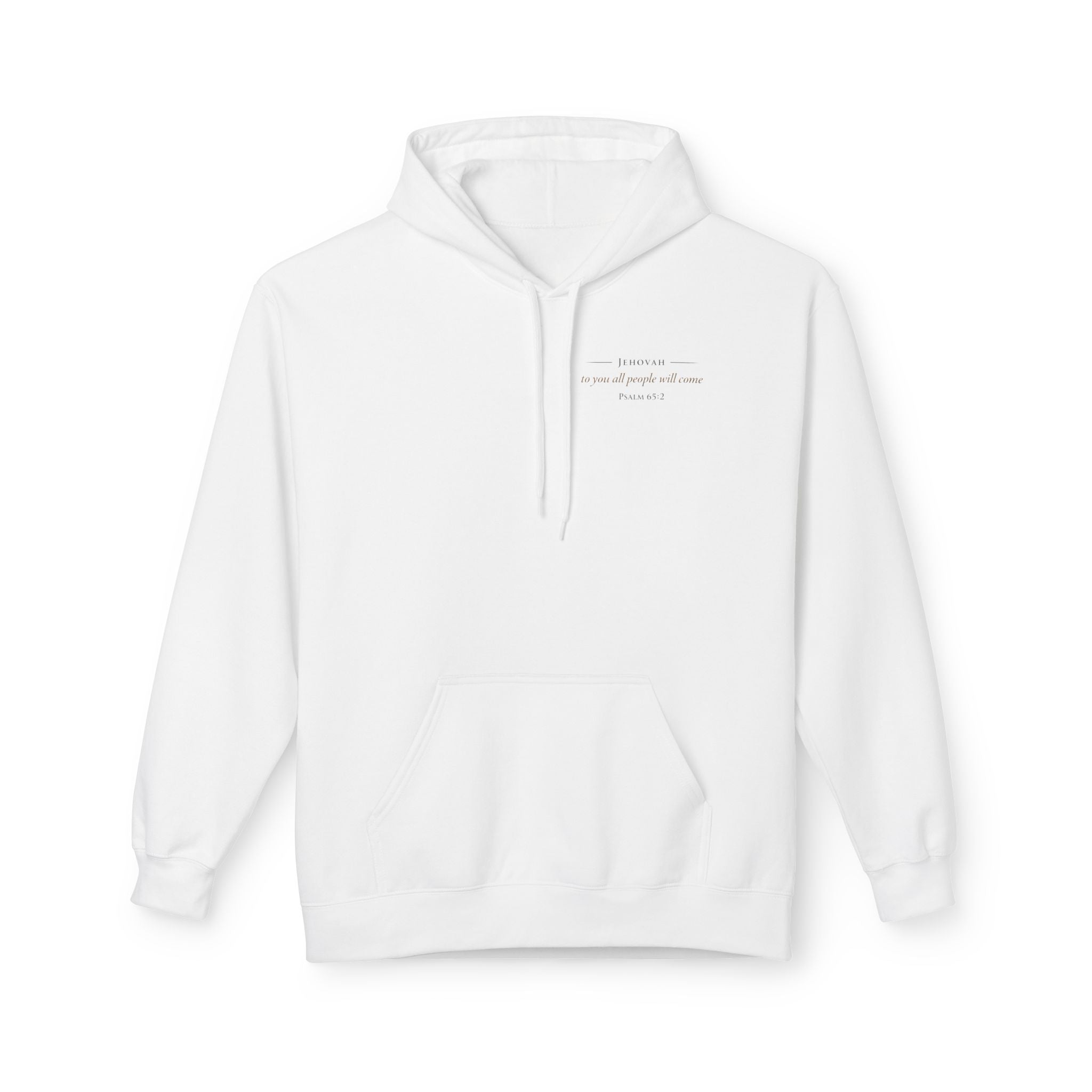 Prayer Hoodie – “O Hearer of Prayer” Psalm 65:2 Christian Pullover | Faith & Freedom Creations