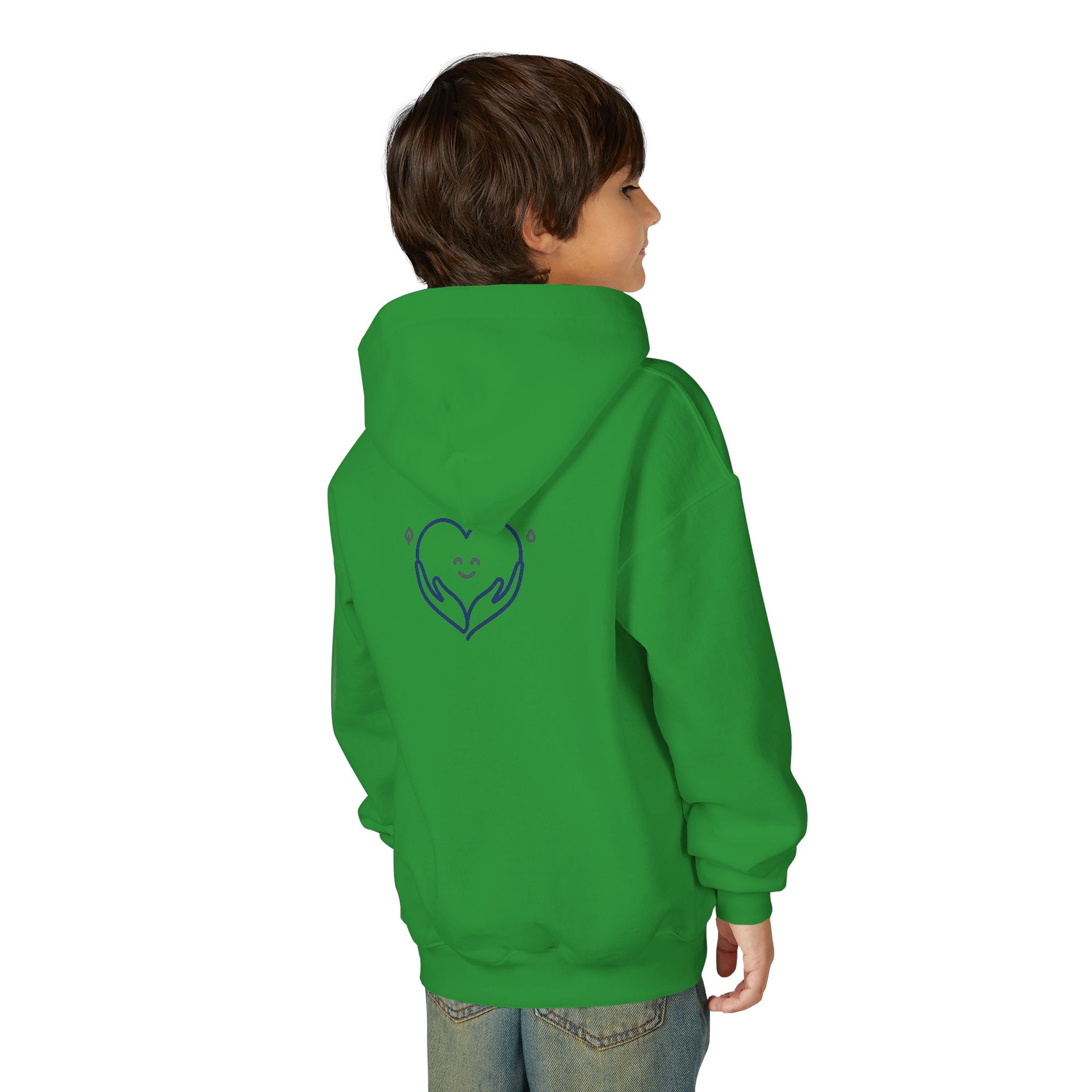 Youth Hoodie – “Kindness Changes Everything” Inspirational Kids Pullover