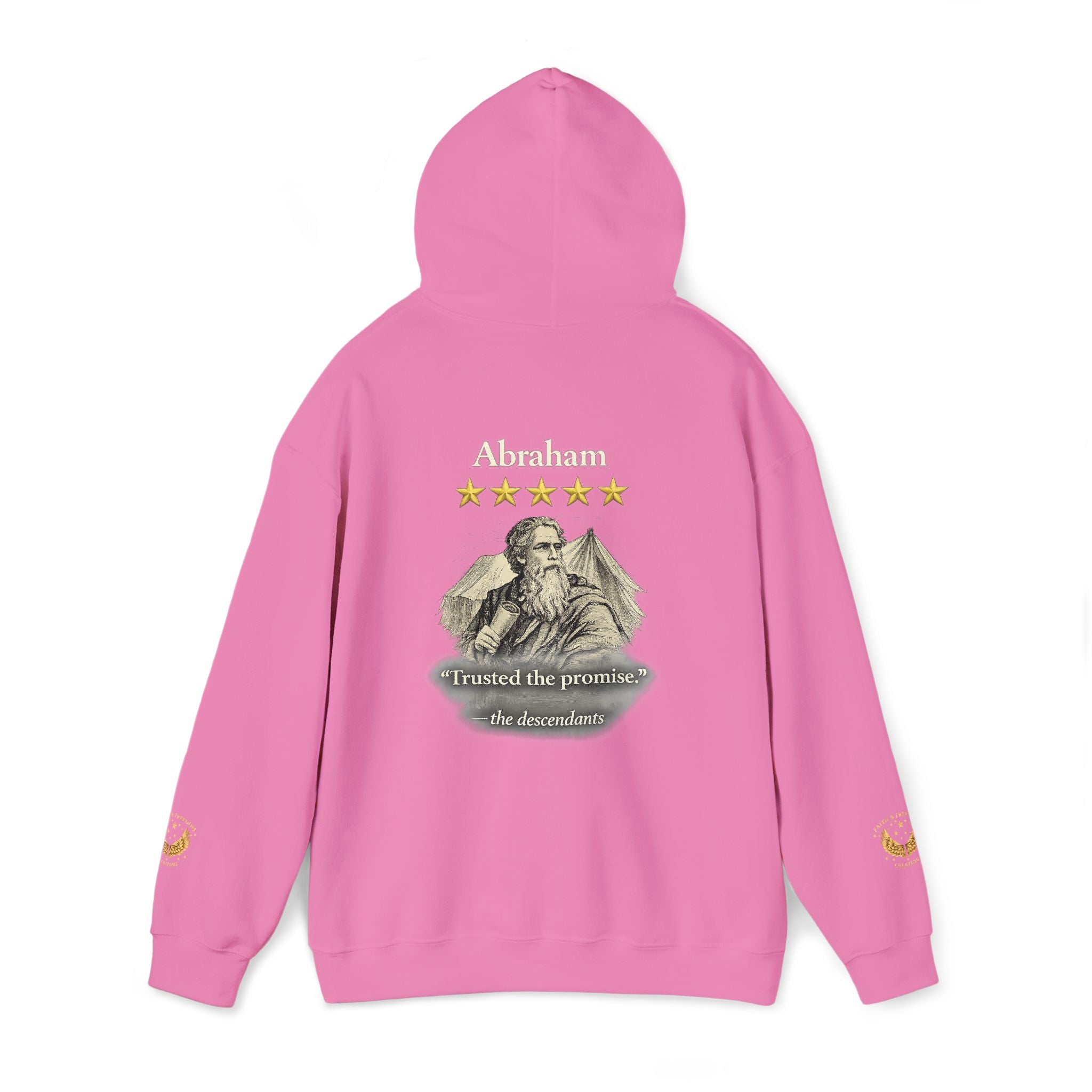 Abraham – Patriarch Hoodie | “I Trusted the Promise” Graphic – Five-Star Faith Series