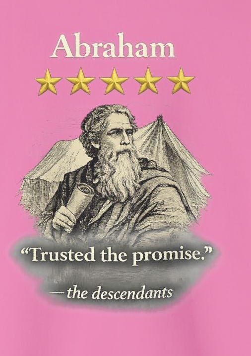 Abraham – Patriarch Hoodie | “I Trusted the Promise” Graphic – Five-Star Faith Series