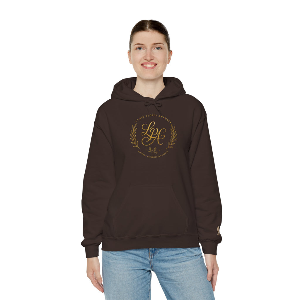 Love People Anyway Hoodie | Inspirational Christian Hooded Sweatshirt | Faith Freedom Creations