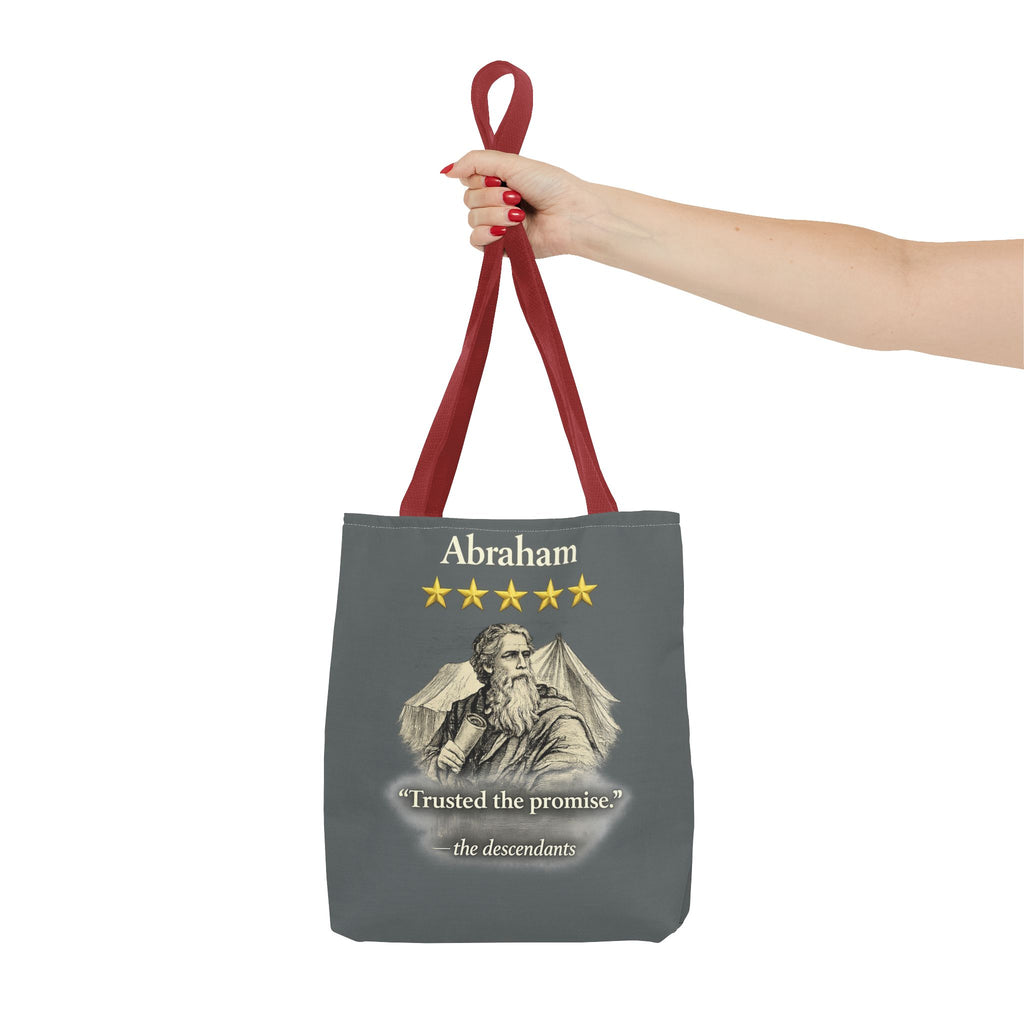 Abraham – Tote Bag | “Trusted the Promise” Patriarch Graphic – Five-Star Faith Series