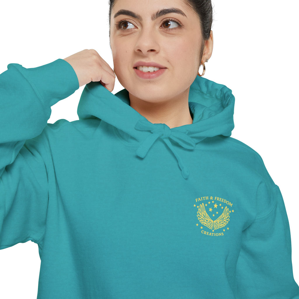 Manna Catering Co. – Hoodie | “Manna Review” Vintage Graphic – Five-Star Faith Series