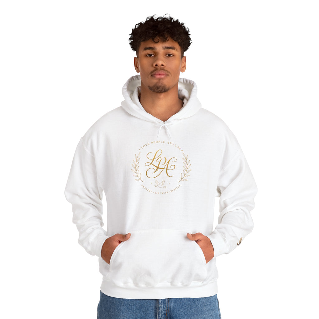 Love People Anyway Hoodie | Inspirational Christian Hooded Sweatshirt | Faith Freedom Creations