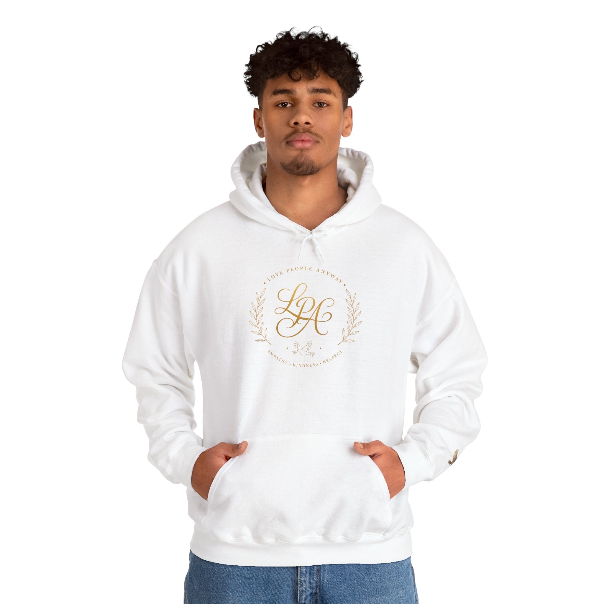Love People Anyway Hoodie | Inspirational Christian Hooded Sweatshirt | Faith Freedom Creations