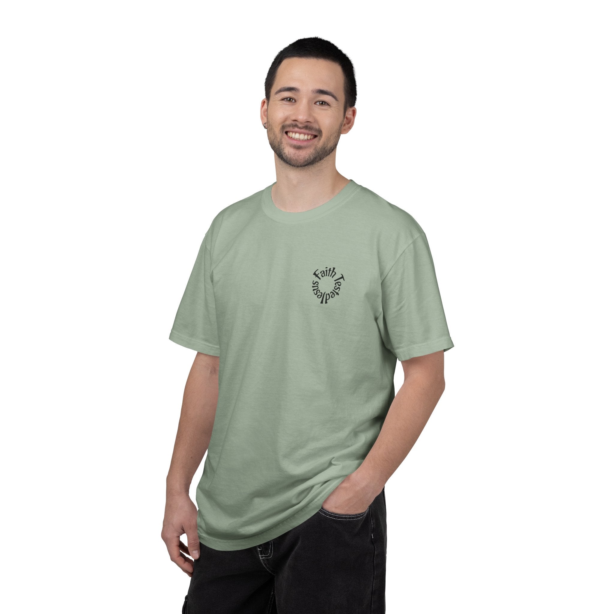 Jesus Loves You Personalized Faith T-Shirt — Custom Back Christian Graphic Tee