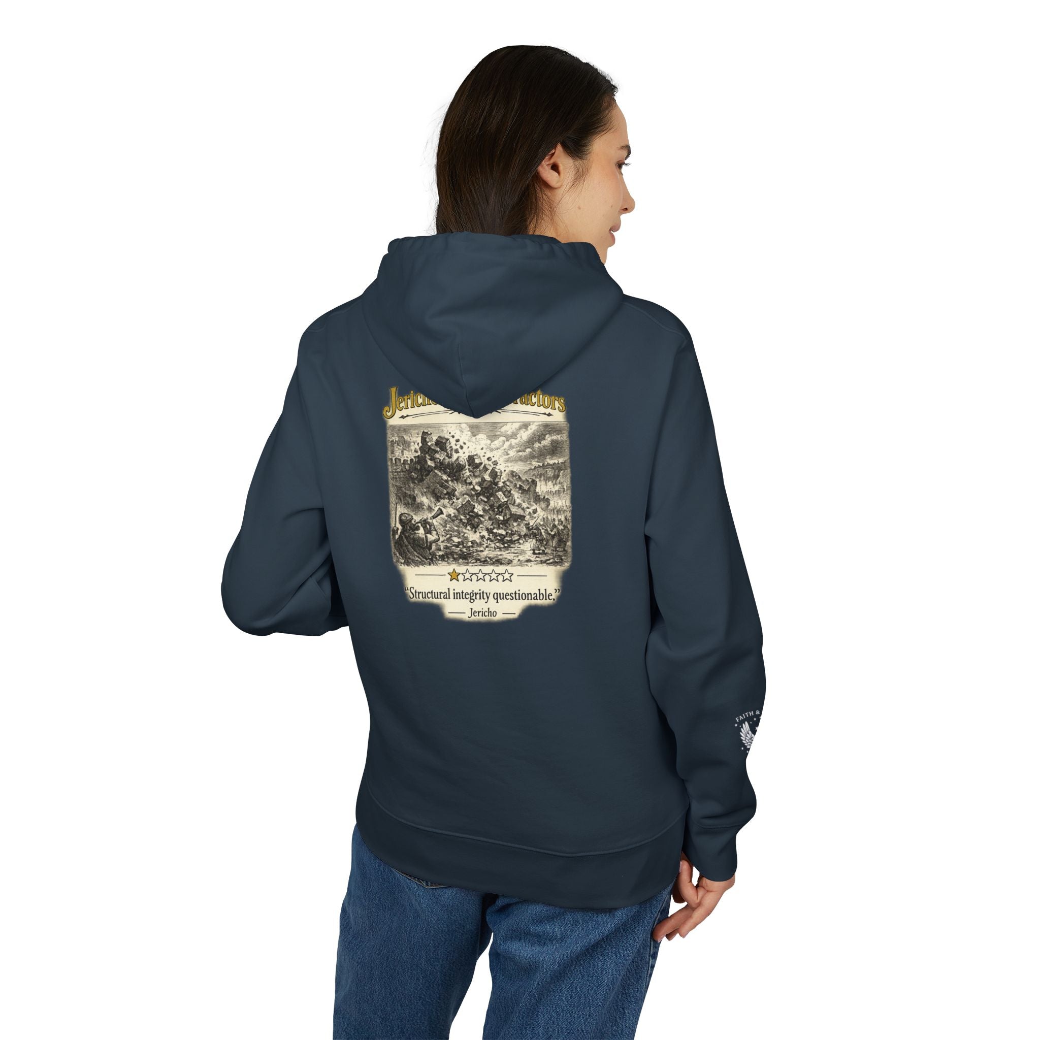 Vintage Mountain Graphic Hoodie — Jacob's Review "Sincere Integrity Questionable" Crew