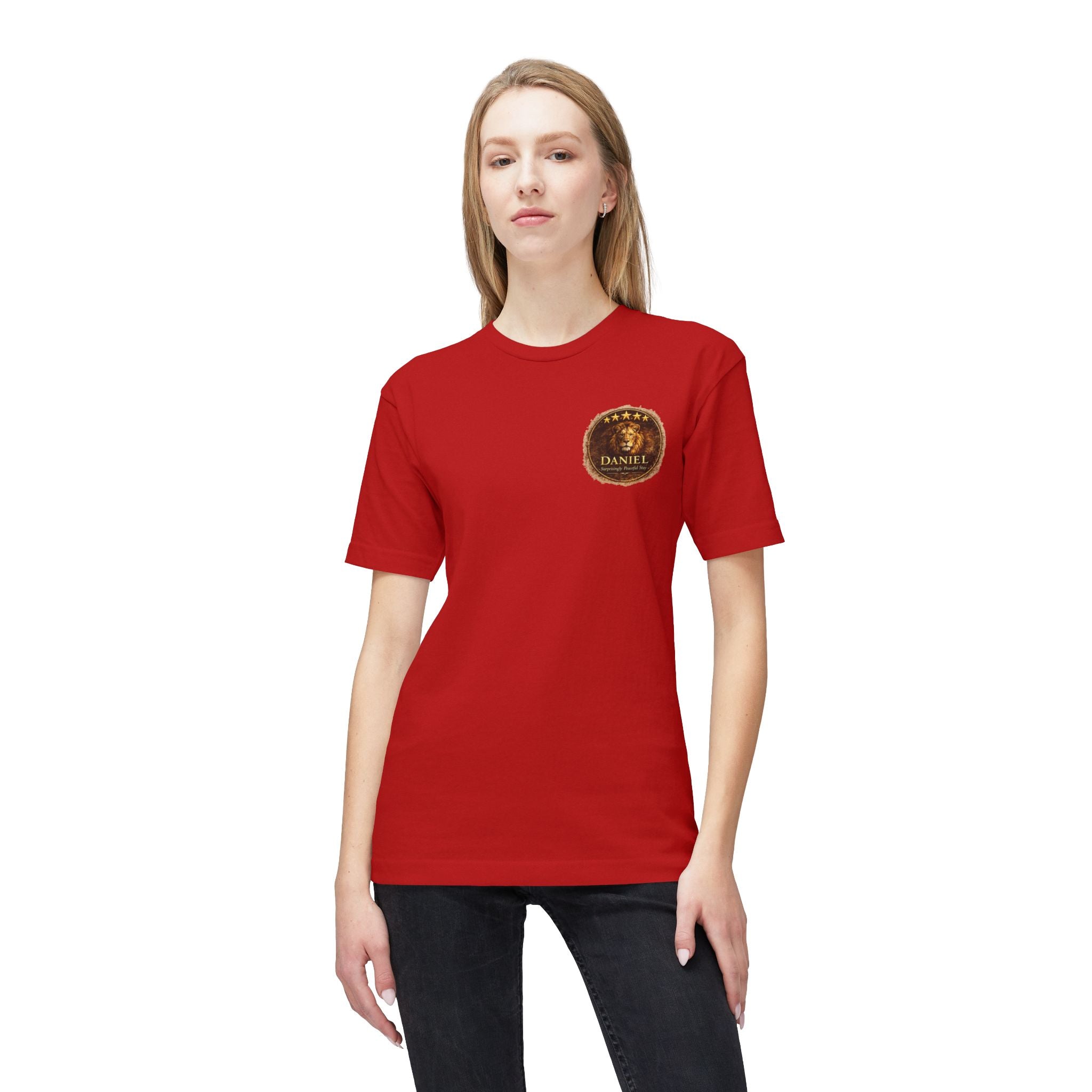 Daniel Review "Stay" Christian T-Shirt — Faith-Based Lion Design