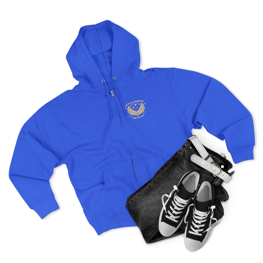 Cherish Loyalty – Zip Hoodie | Micah 6:8 Scripture Graphic