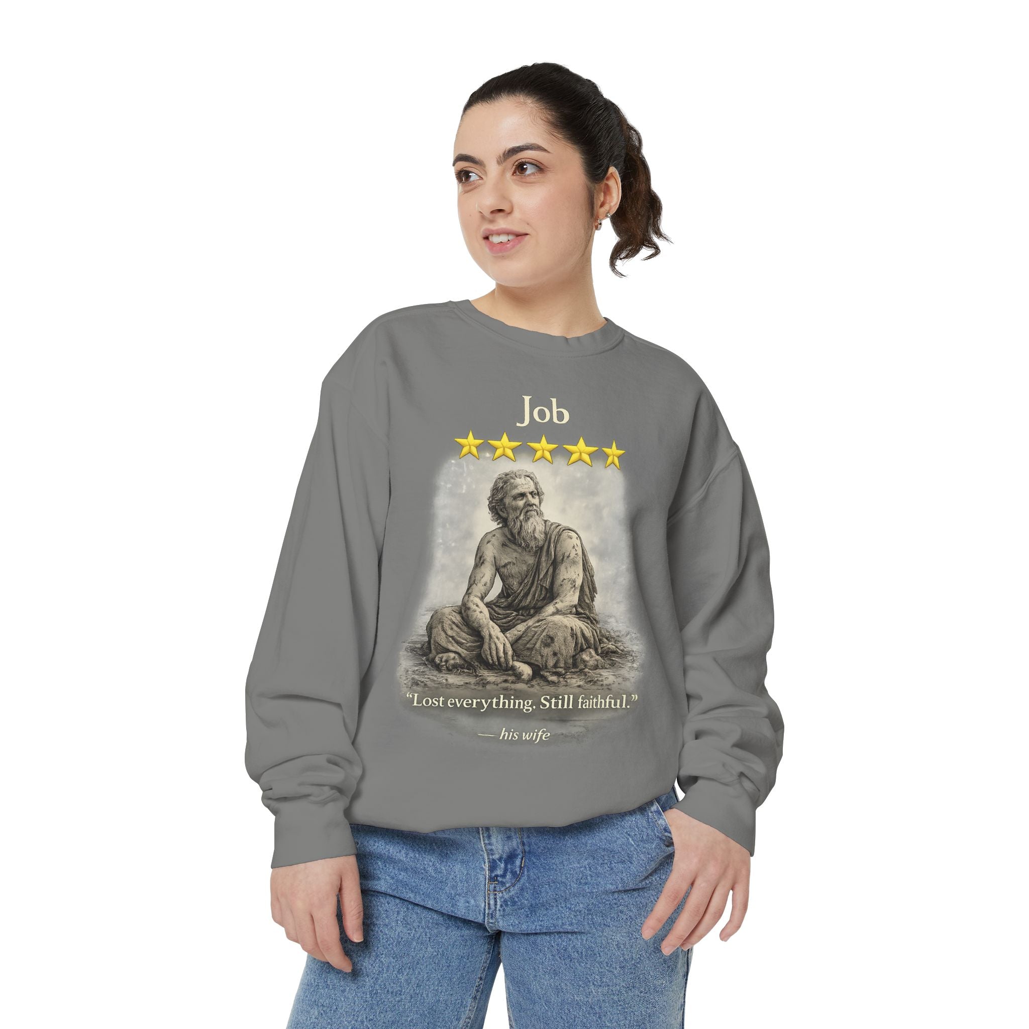 Faithful Through It All Sweatshirt — "I Lost Everything, Still Faithful" Christian Pullover-⭐ Five-Star Faith Series⭐