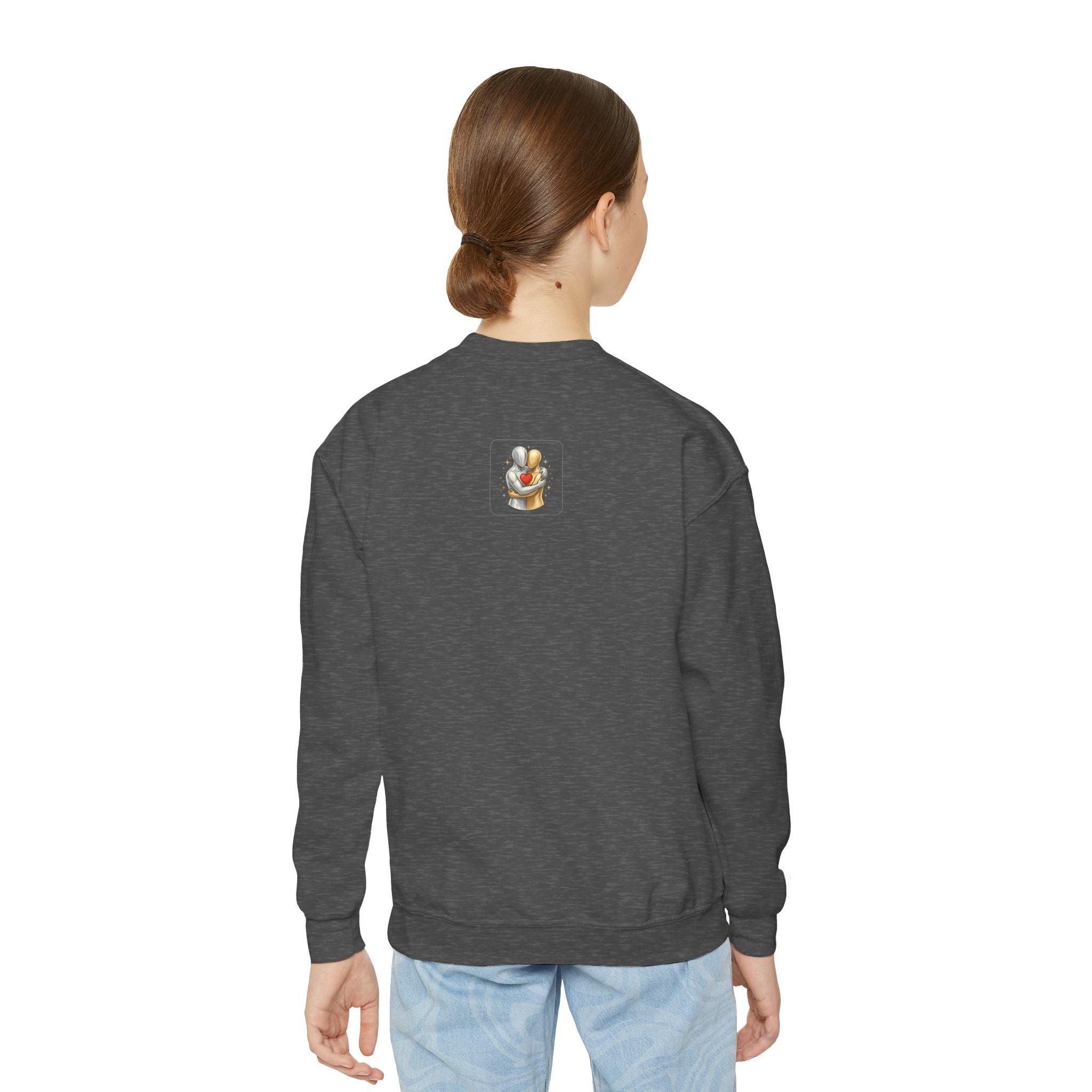 Kindness Changes Everything Youth Crewneck Sweatshirt – Inspirational Kids Pullove