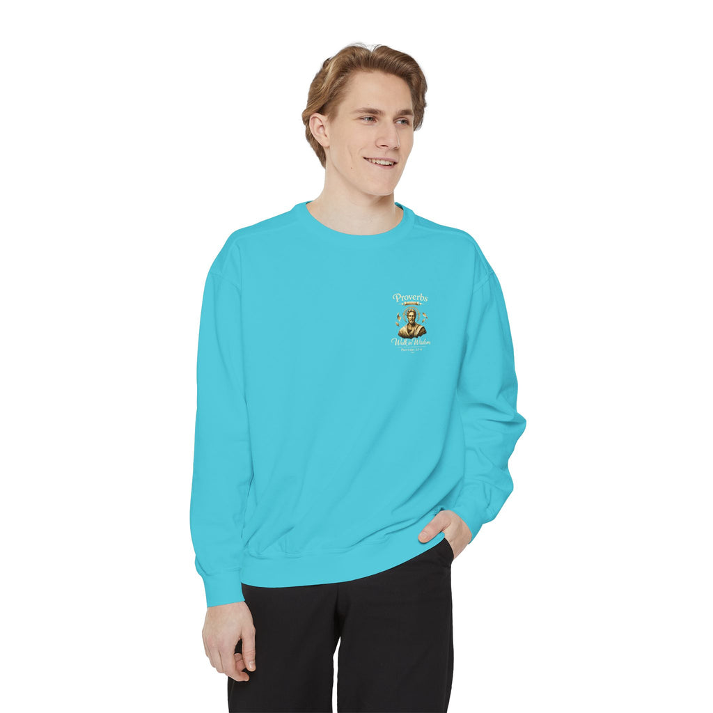 Proverbs Scripture Sweatshirt | Biblical Quote Christian Pullover | Inspirational Faith Crewneck