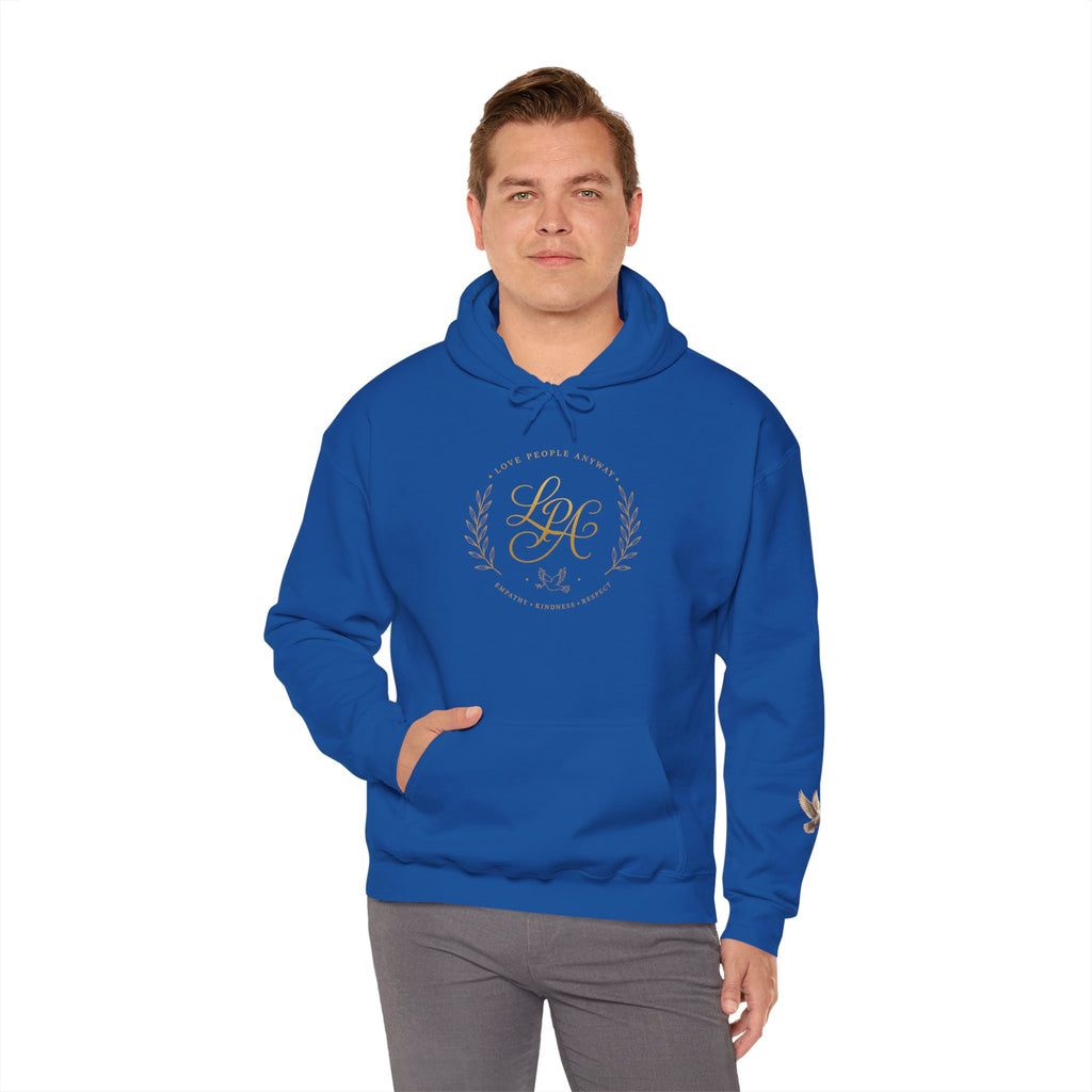 Love People Anyway Hoodie | Inspirational Christian Hooded Sweatshirt | Faith Freedom Creations