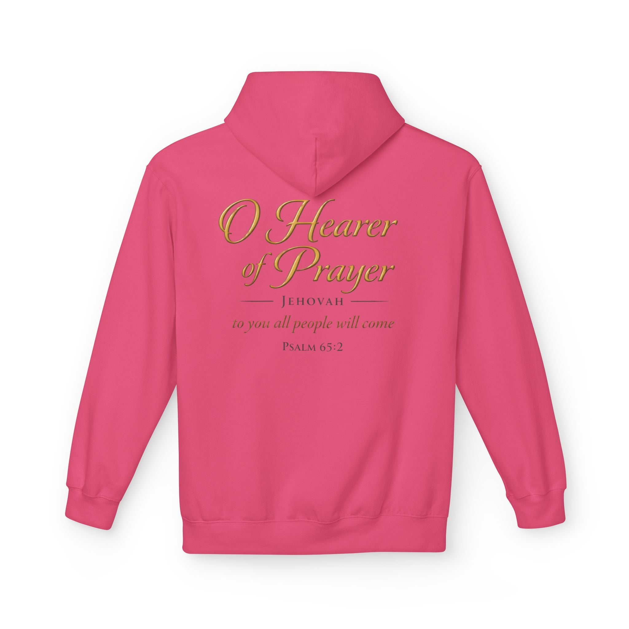 Prayer Hoodie – “O Hearer of Prayer” Psalm 65:2 Christian Pullover | Faith & Freedom Creations