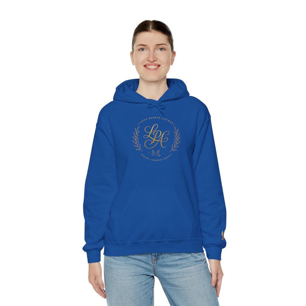 Love People Anyway Hoodie | Inspirational Christian Hooded Sweatshirt | Faith Freedom Creations