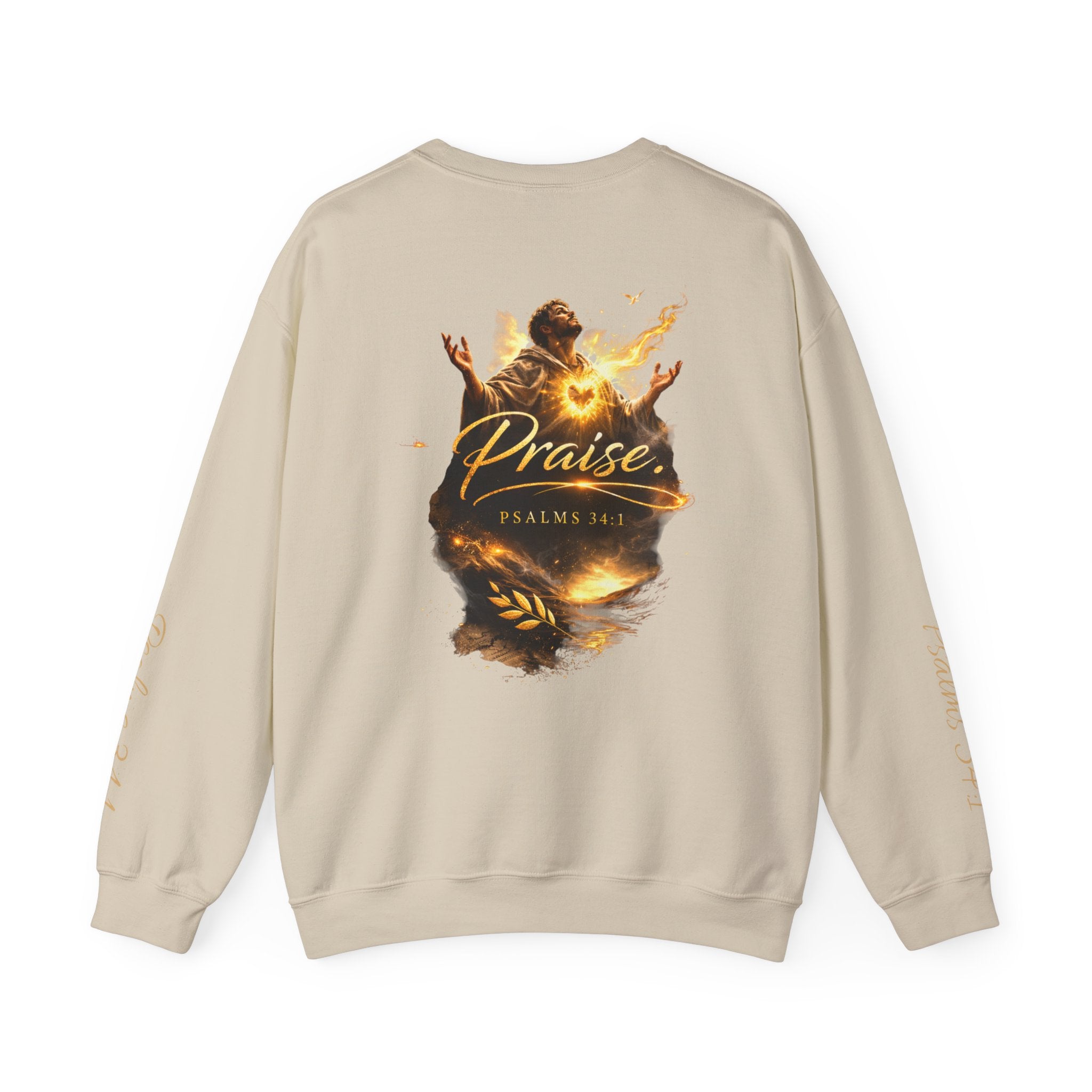 Praise Psalm 150 Sweatshirt | Christian Faith Crewneck Pullover | Inspirational Worship Apparel