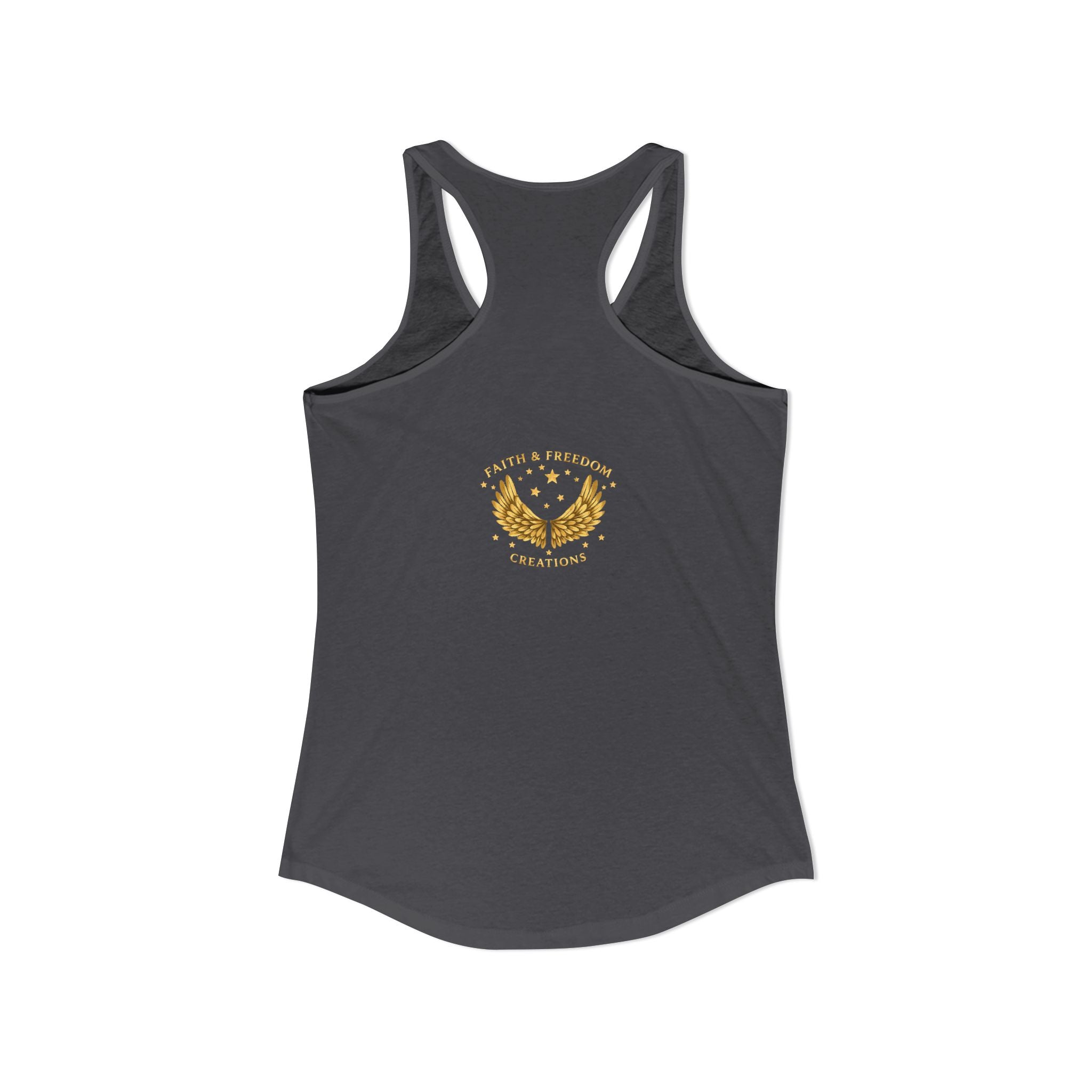 Delilah’s Salon – Women’s Racerback Tank | Vintage Review Graphic – Five-Star Faith Series