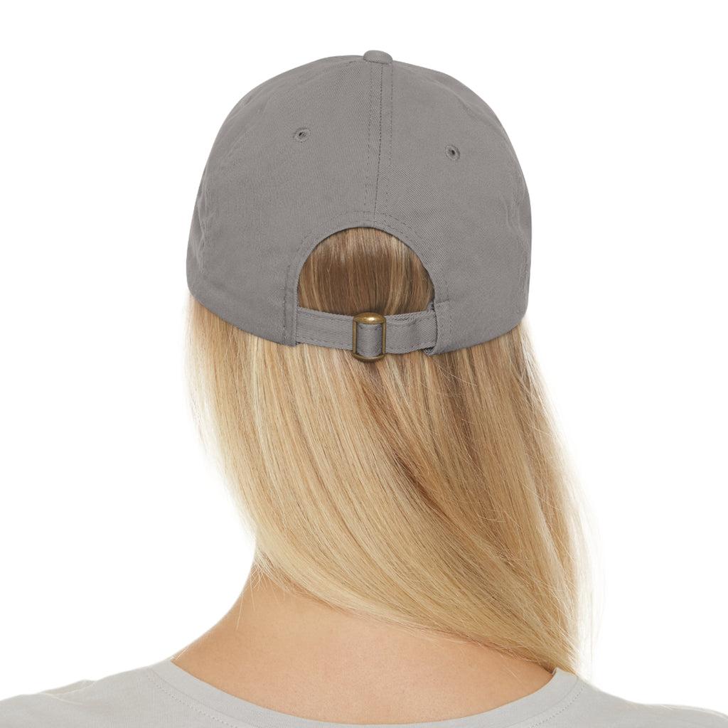 Walk Humbly Leather Patch Dad Hat | Micah 6:8 Christian Outdoor Cap | Faith Freedom Creations