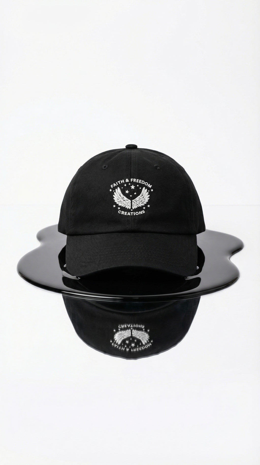 Faith & Freedom Baseball Cap – Adjustable Cotton Twill Christian Hat | Embroidered Faith Cap