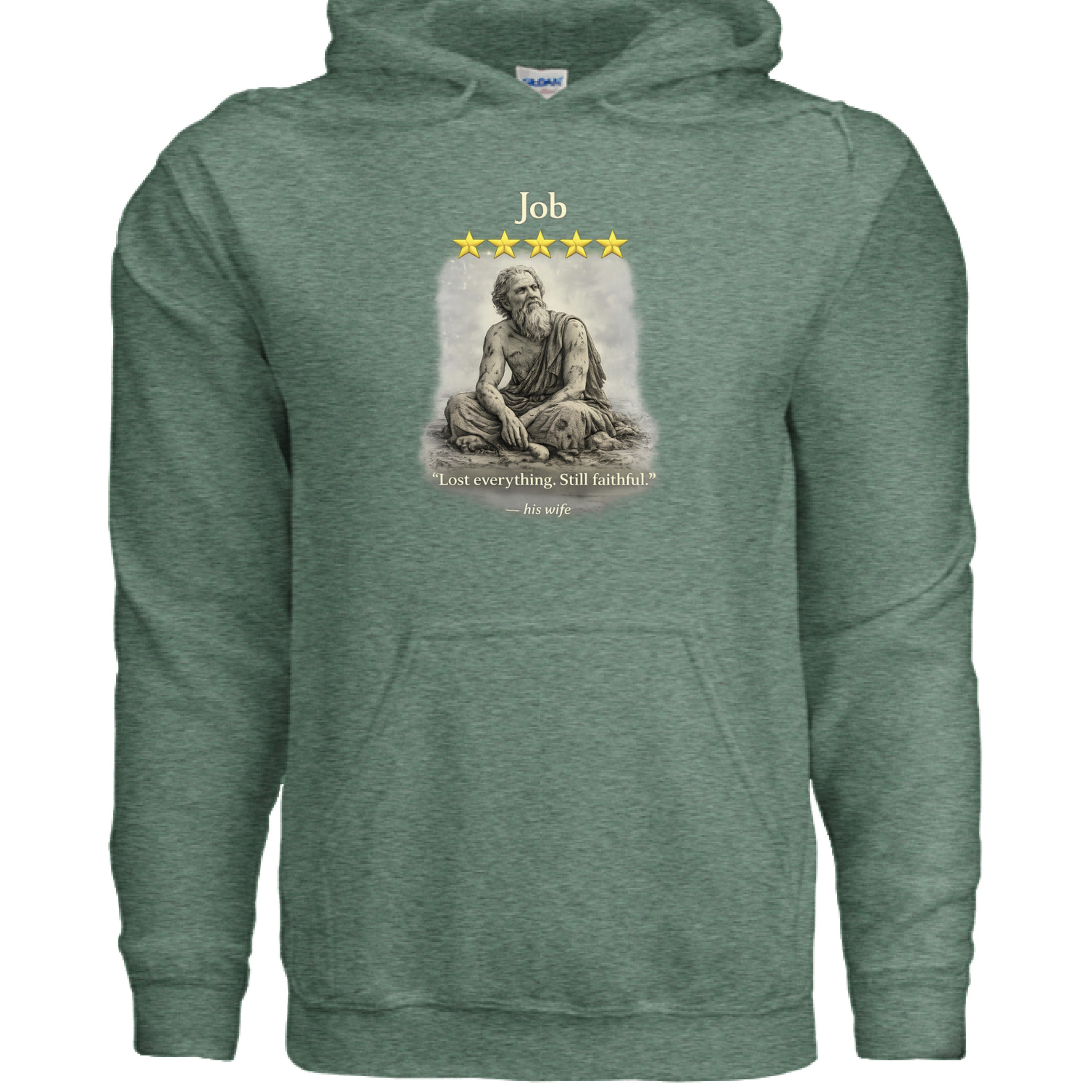 Heather Sport Dark Green - FRONT