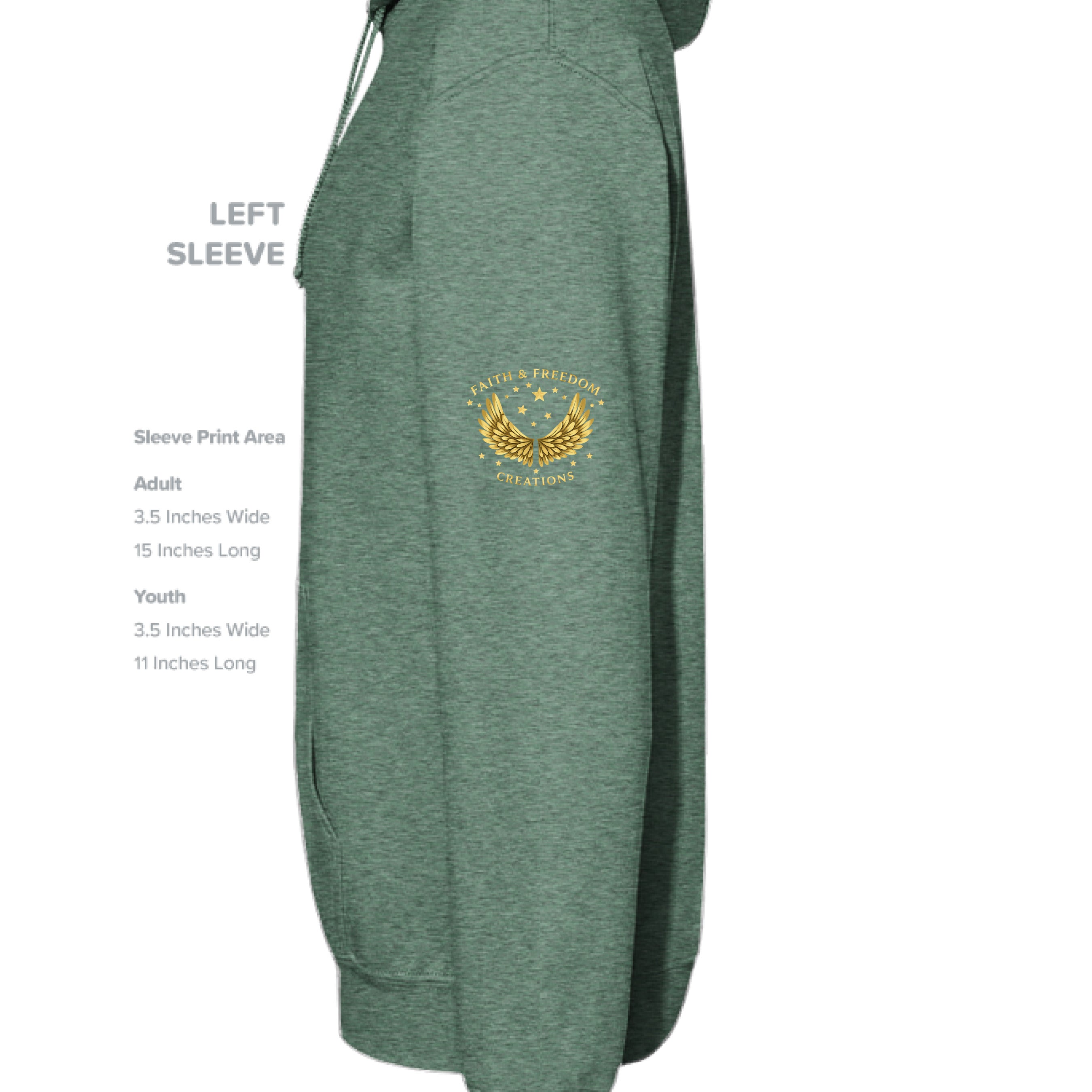 Heather Sport Dark Green - SLEEVE_LEFT