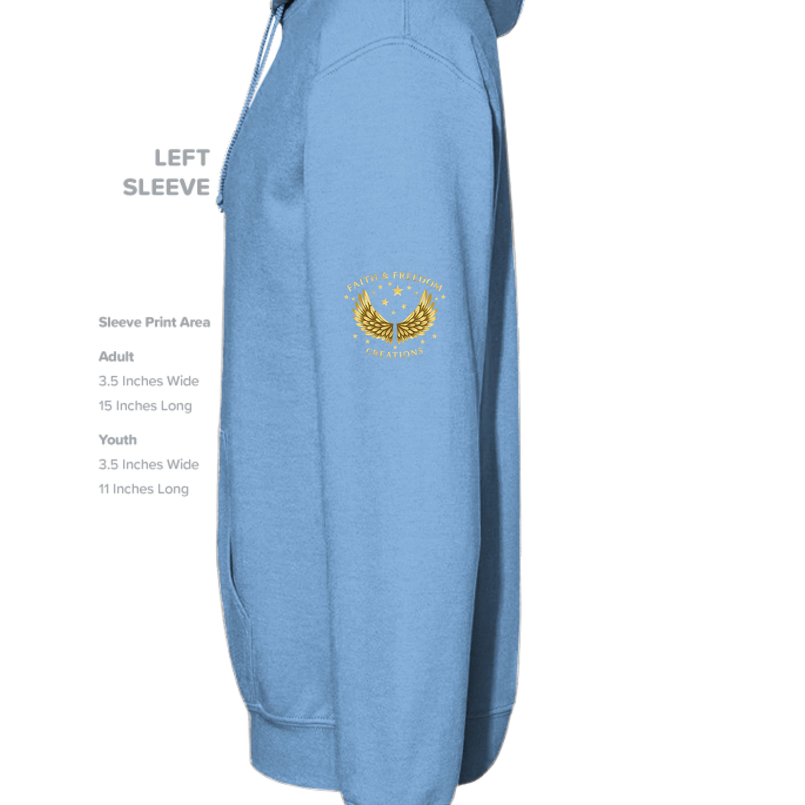 CAROLINA BLUE - SLEEVE_LEFT