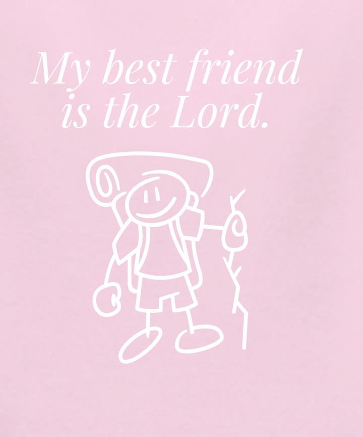 Youth Hoodie | “My Best Friend Is the Lord” Graphic – Faith Collection