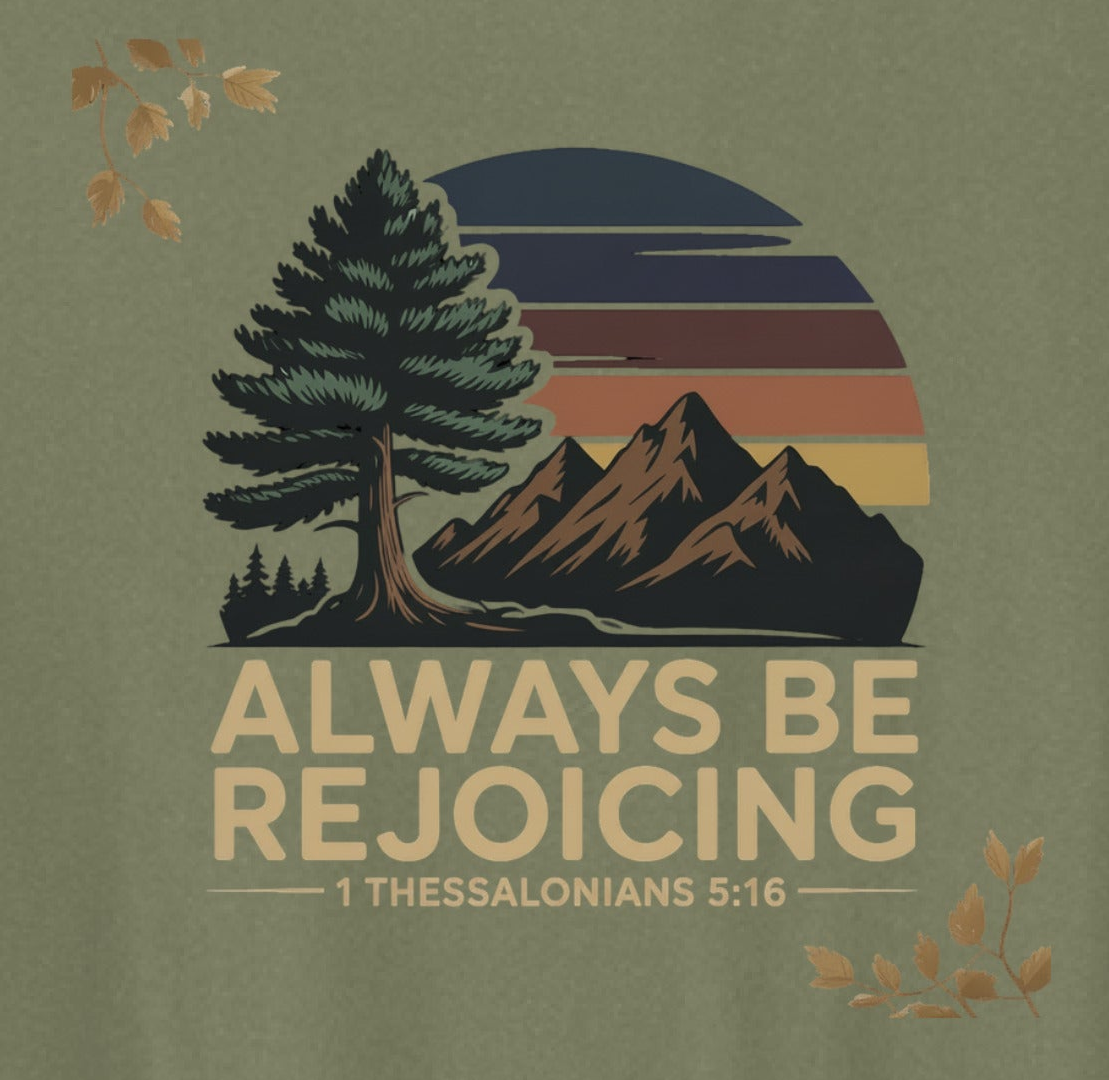 Always Be Rejoicing Tri-Blend T-Shirt – Premium Christian Faith Tee | Soft Inspirational Shirt