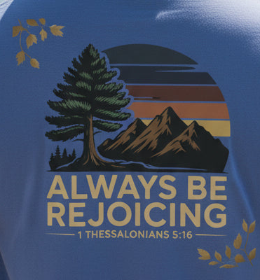Always Be Rejoicing Tri-Blend T-Shirt – Premium Christian Faith Tee | Soft Inspirational Shirt