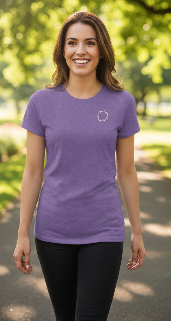 Always Be Rejoicing Women’s Fitted T-Shirt – Christian Faith Tee | Inspirational Scripture Shirt