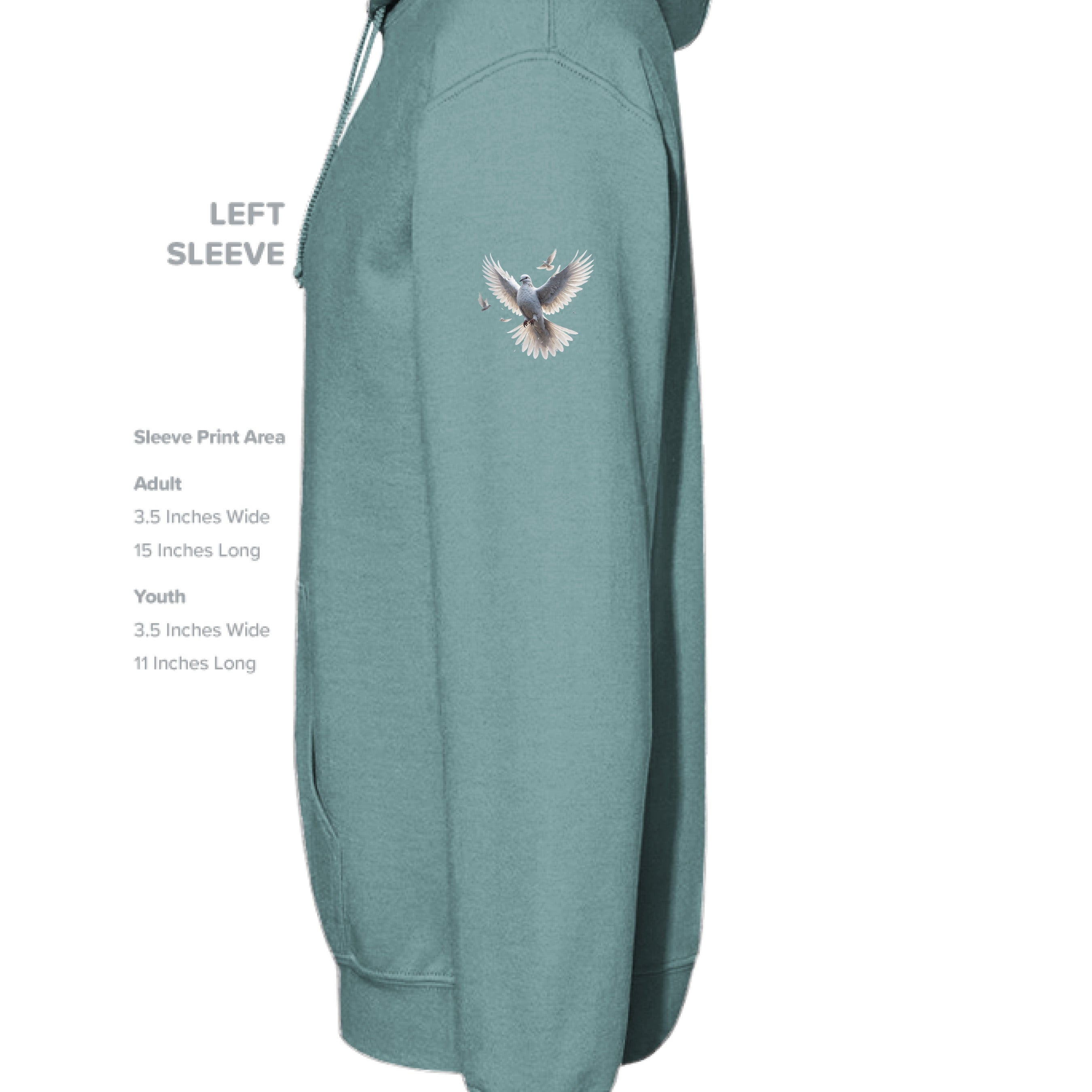 Eucalyptus Blue - SLEEVE_LEFT