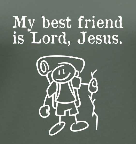 “My Best Friend Is the Lord, Jesus” Ladies Relaxed Jersey T-Shirt | Faith & Freedom Creations