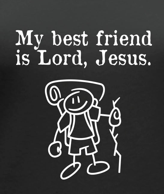 “My Best Friend Is the Lord, Jesus” Ladies Relaxed Jersey T-Shirt | Faith & Freedom Creations